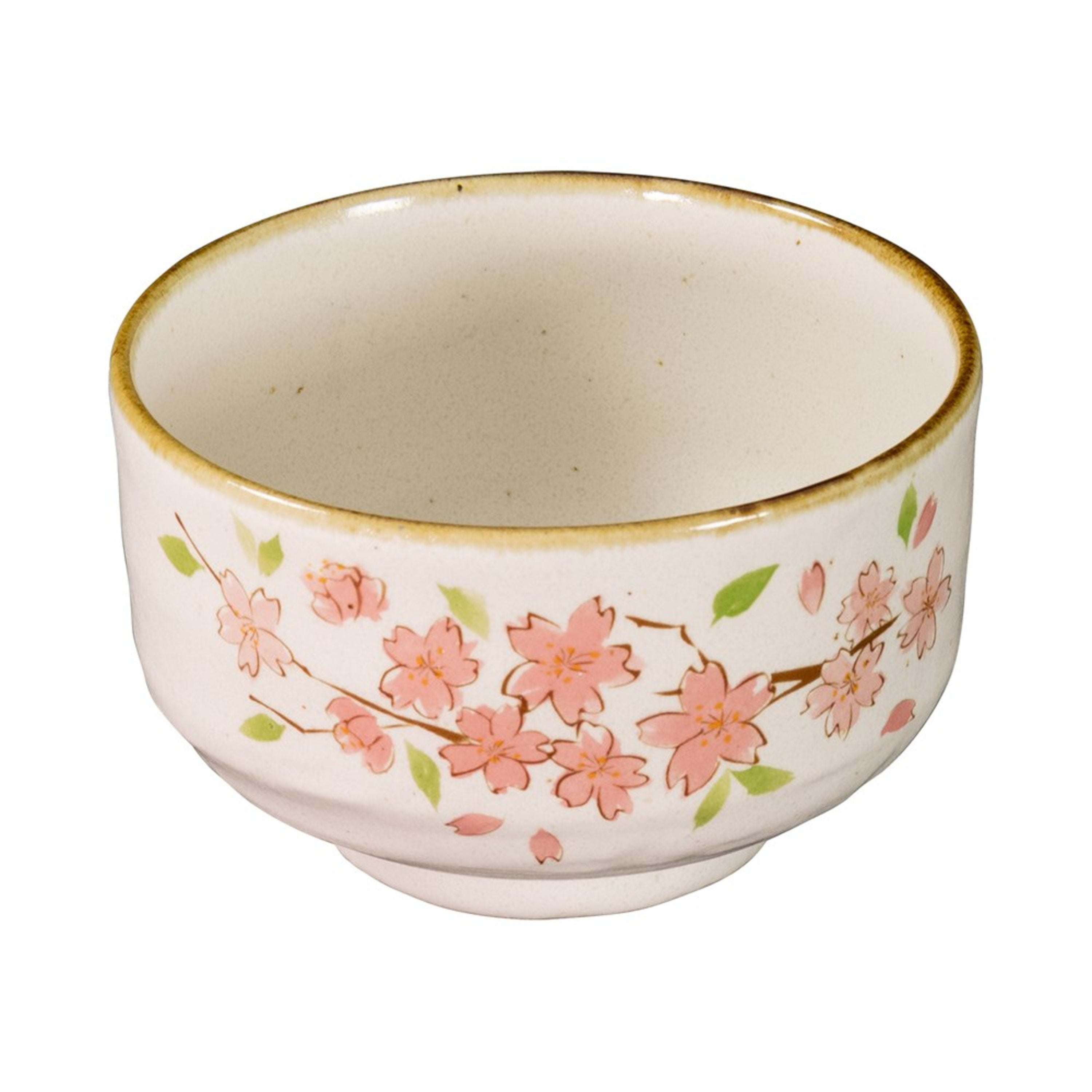 Omotenashi Matcha Bowl - Sato Sakura 12x7.5cm
