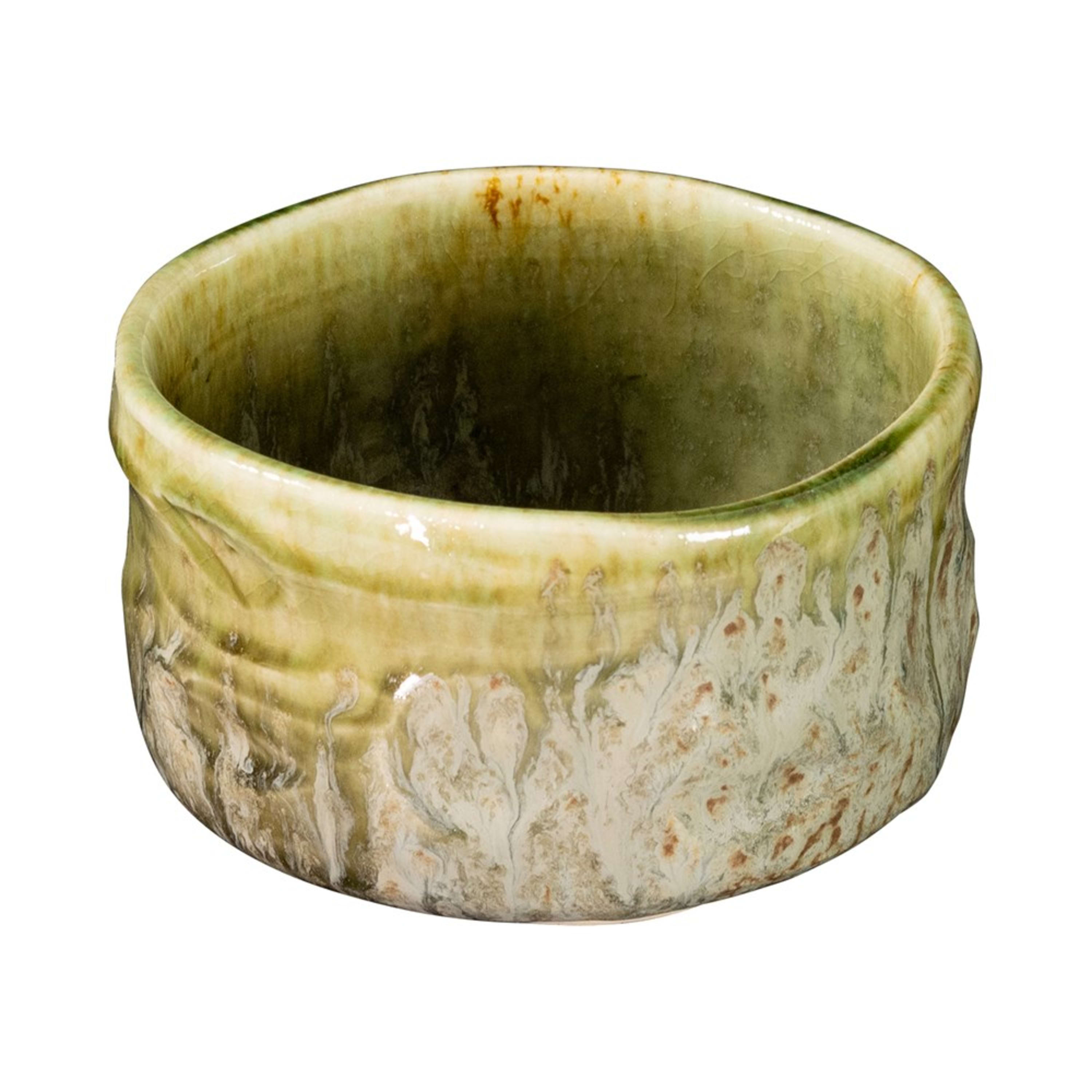 Omotenashi Matcha Bowl - Oribe 12.5x8cm