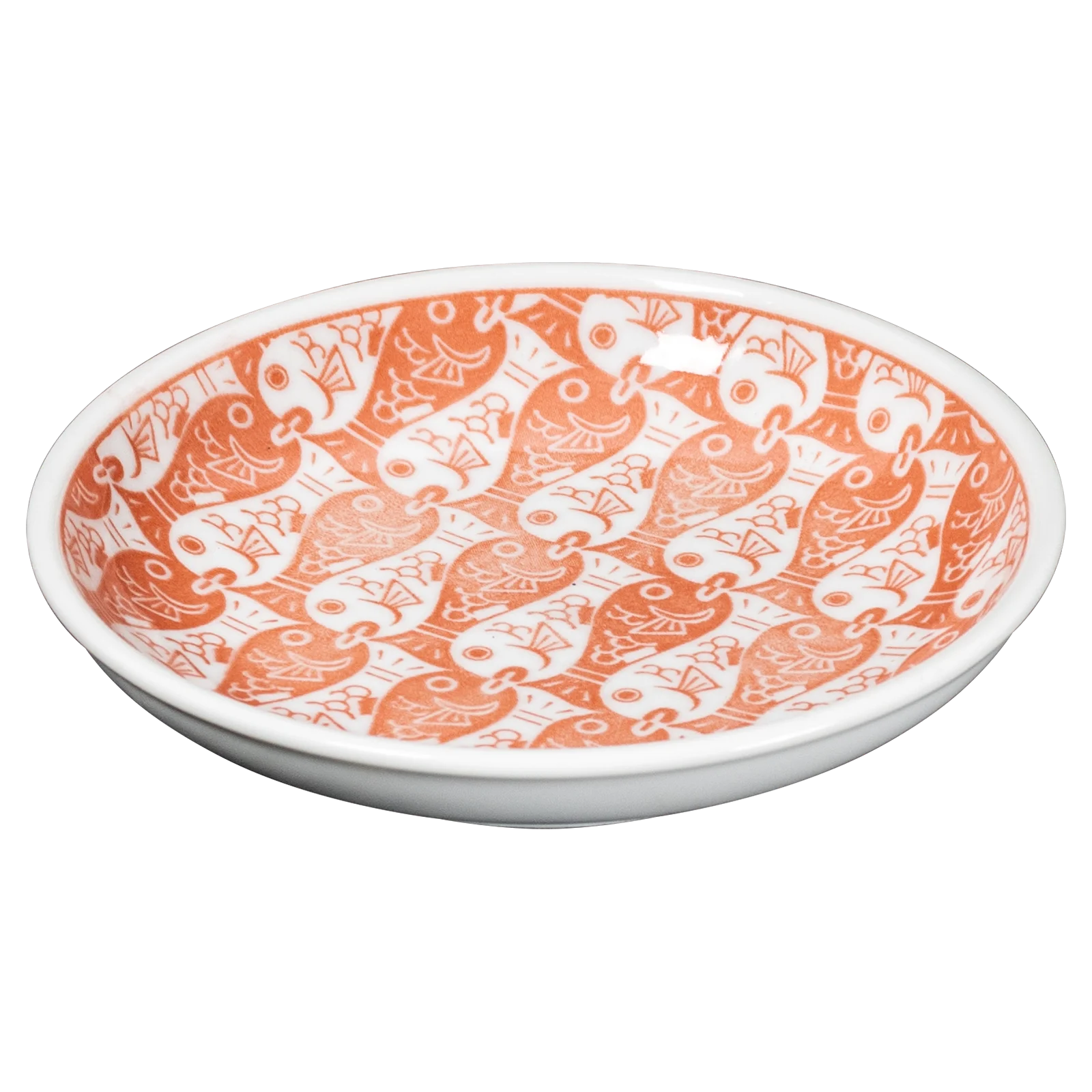 Omotenashi Medetai Red Plates - Side - 13.8 x 2.7cm