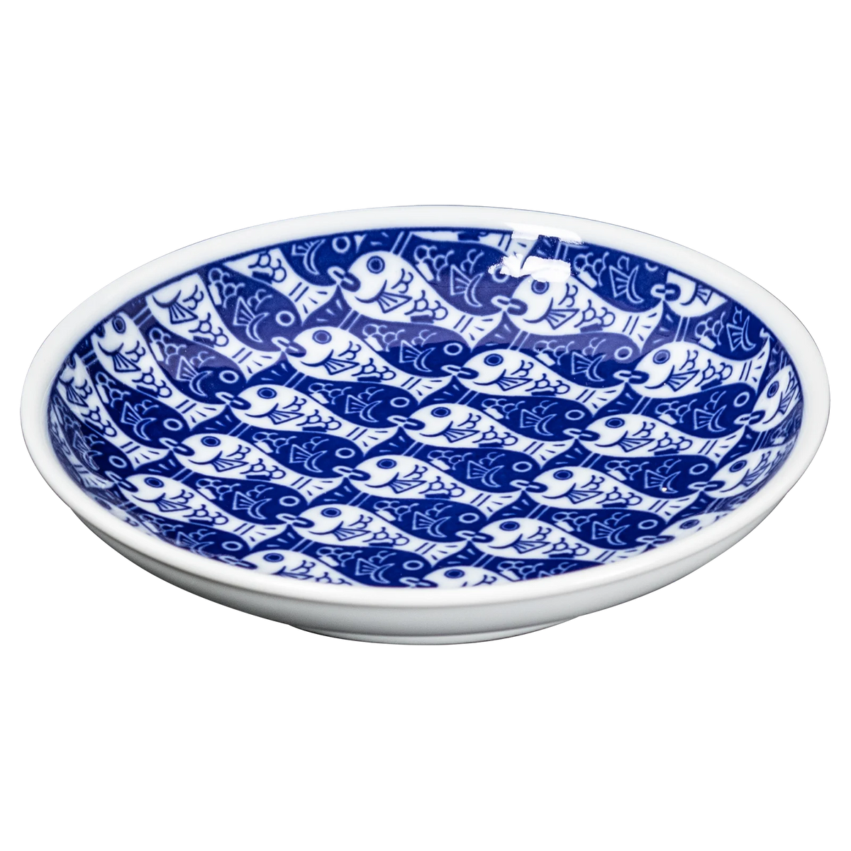 Omotenashi Medetai Plate - Blue & (L) 16x3.5cm