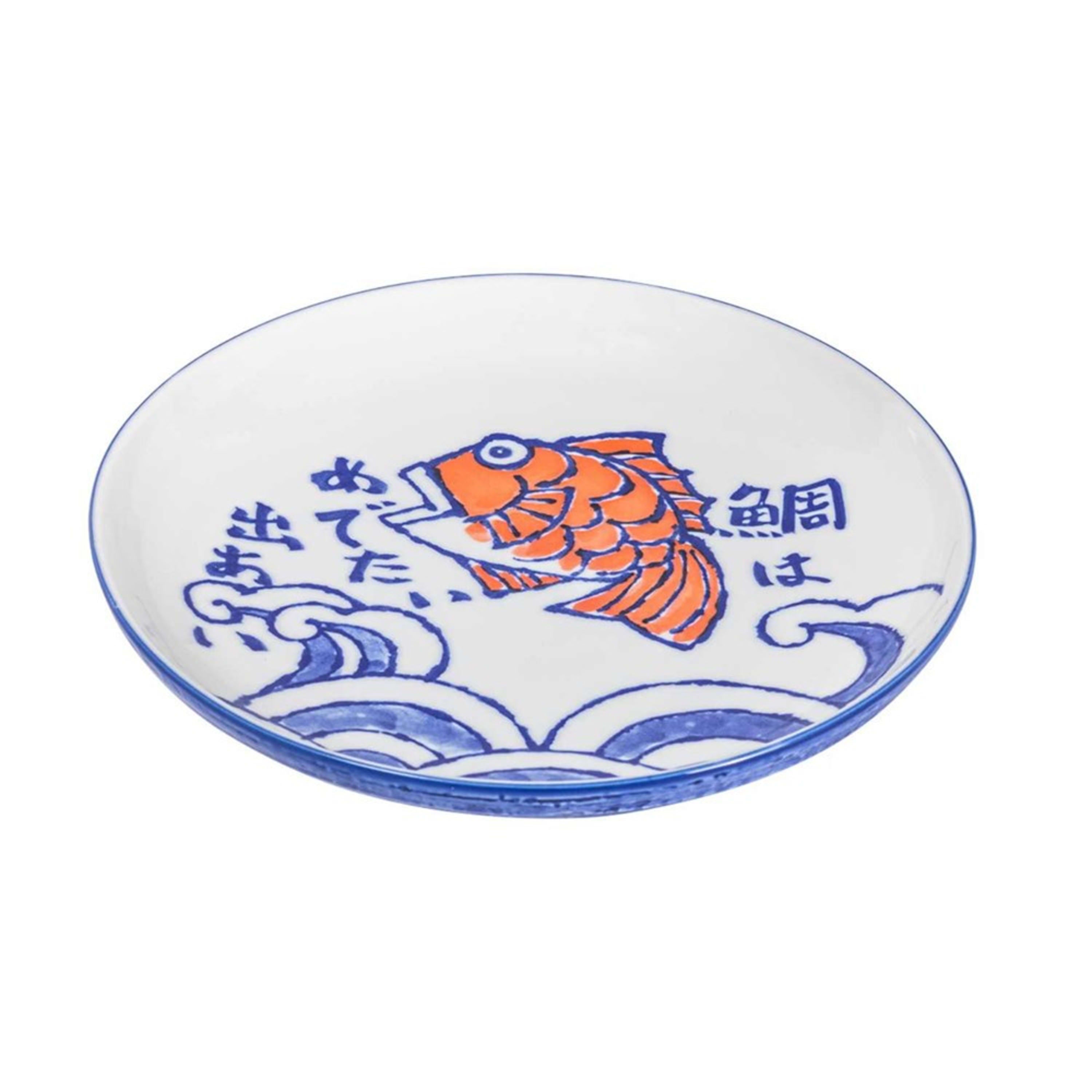 Omotenashi Etegami Tai Plate 24.5x4cm