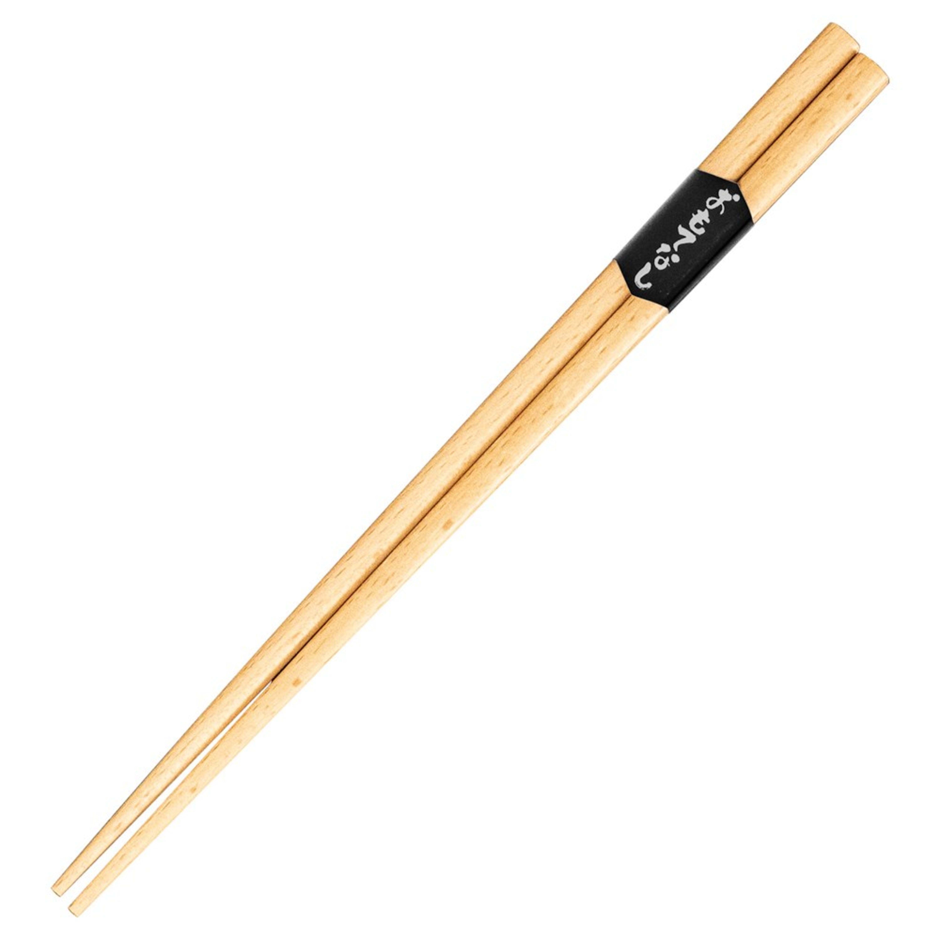 Omotenashi Living Wooden Chopsticks - Black Sticker