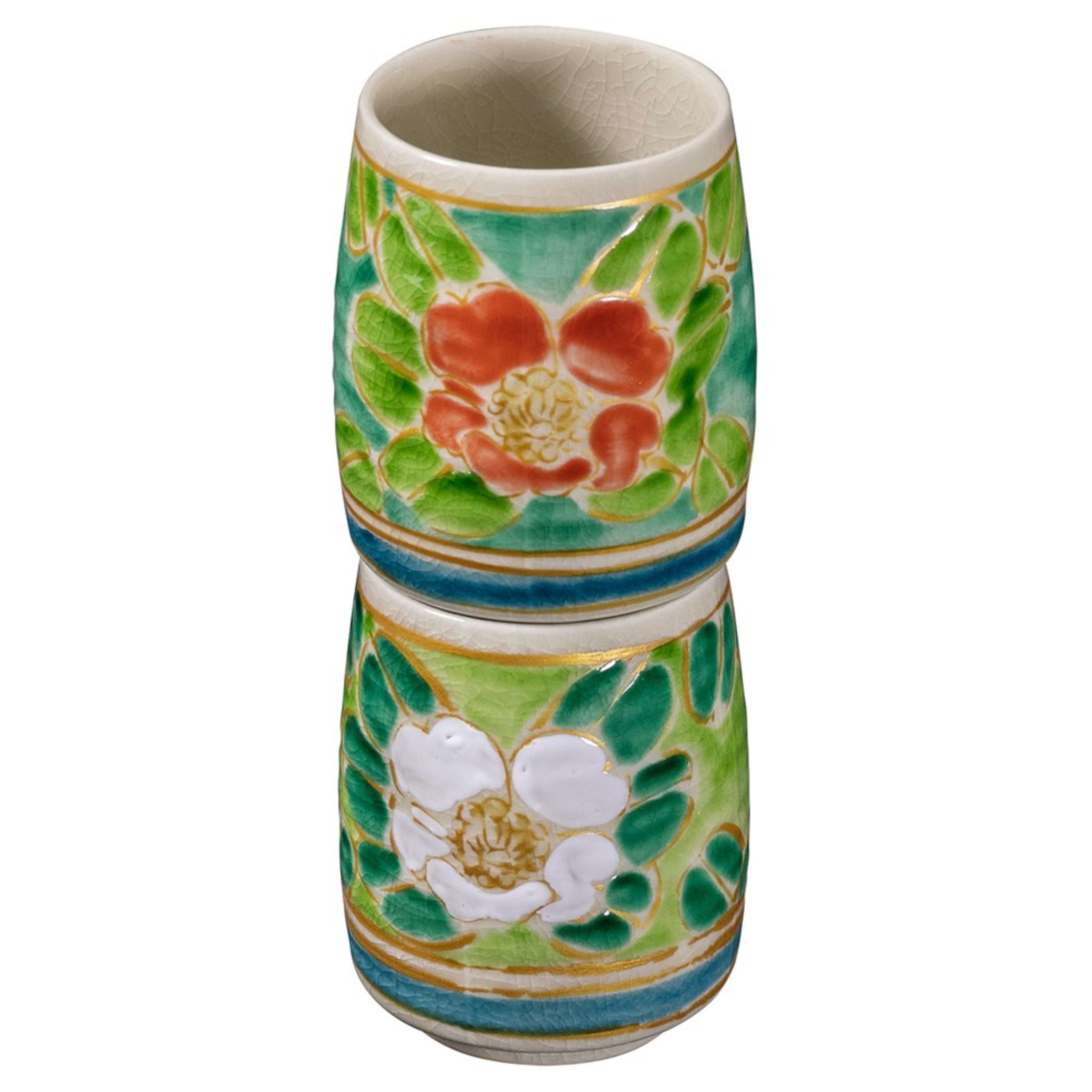 Omotenashi Yoshidaya Sazanka - Limited Edition 2 Piece Tea Cup Set
