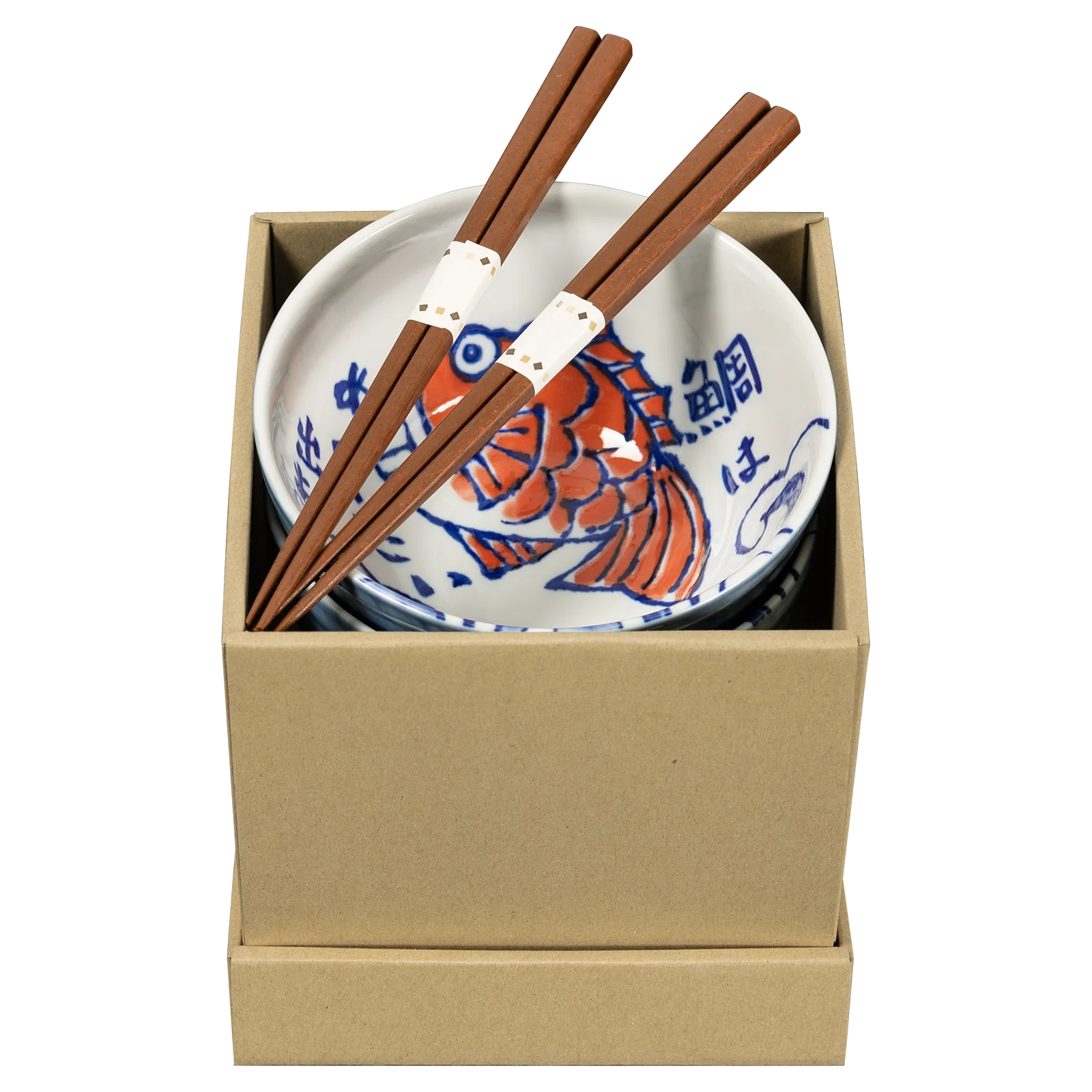 Omotenashi Etegami Tai Bowl Gift Set for Two