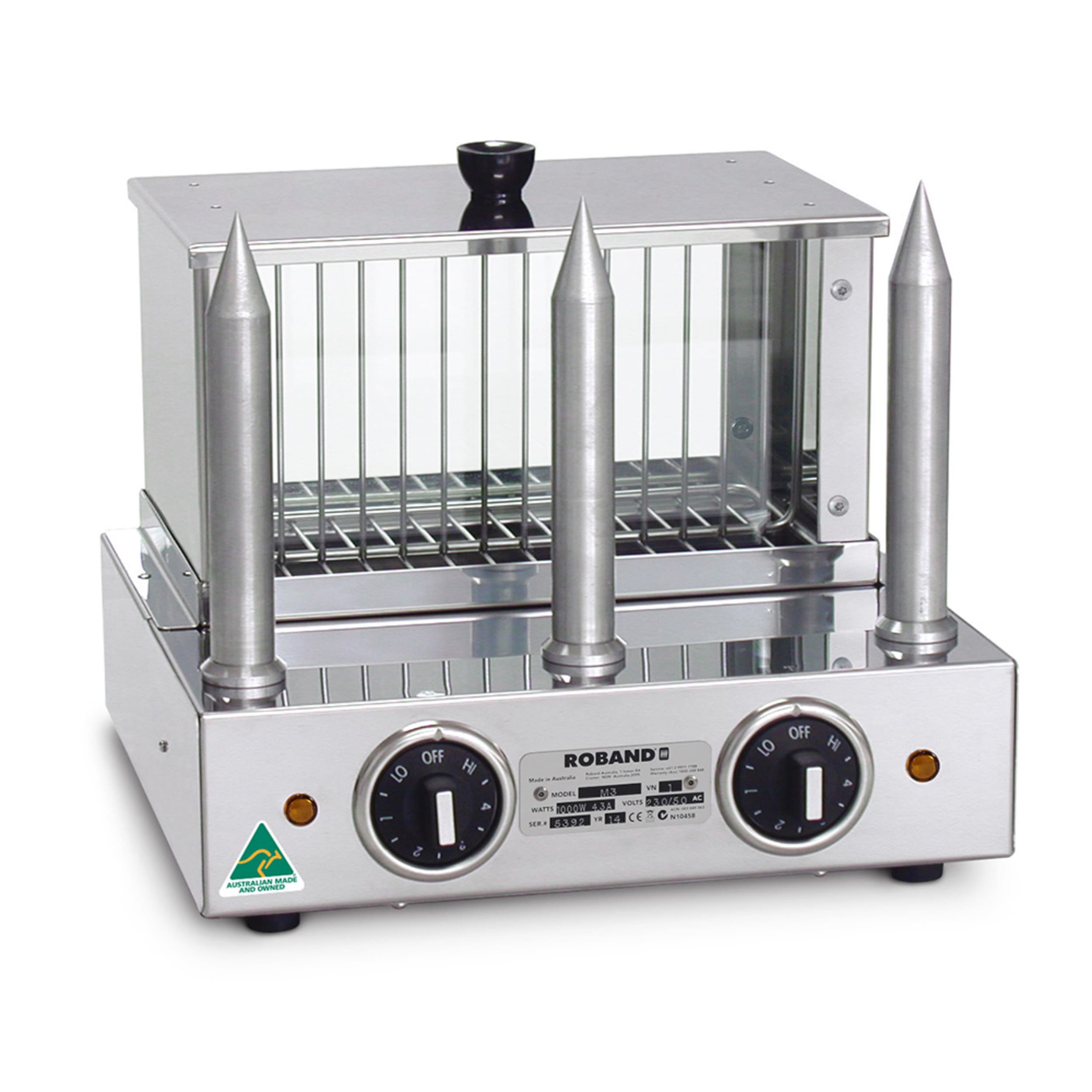 Roband Commercial Hot Dog & Bun Warmer M3