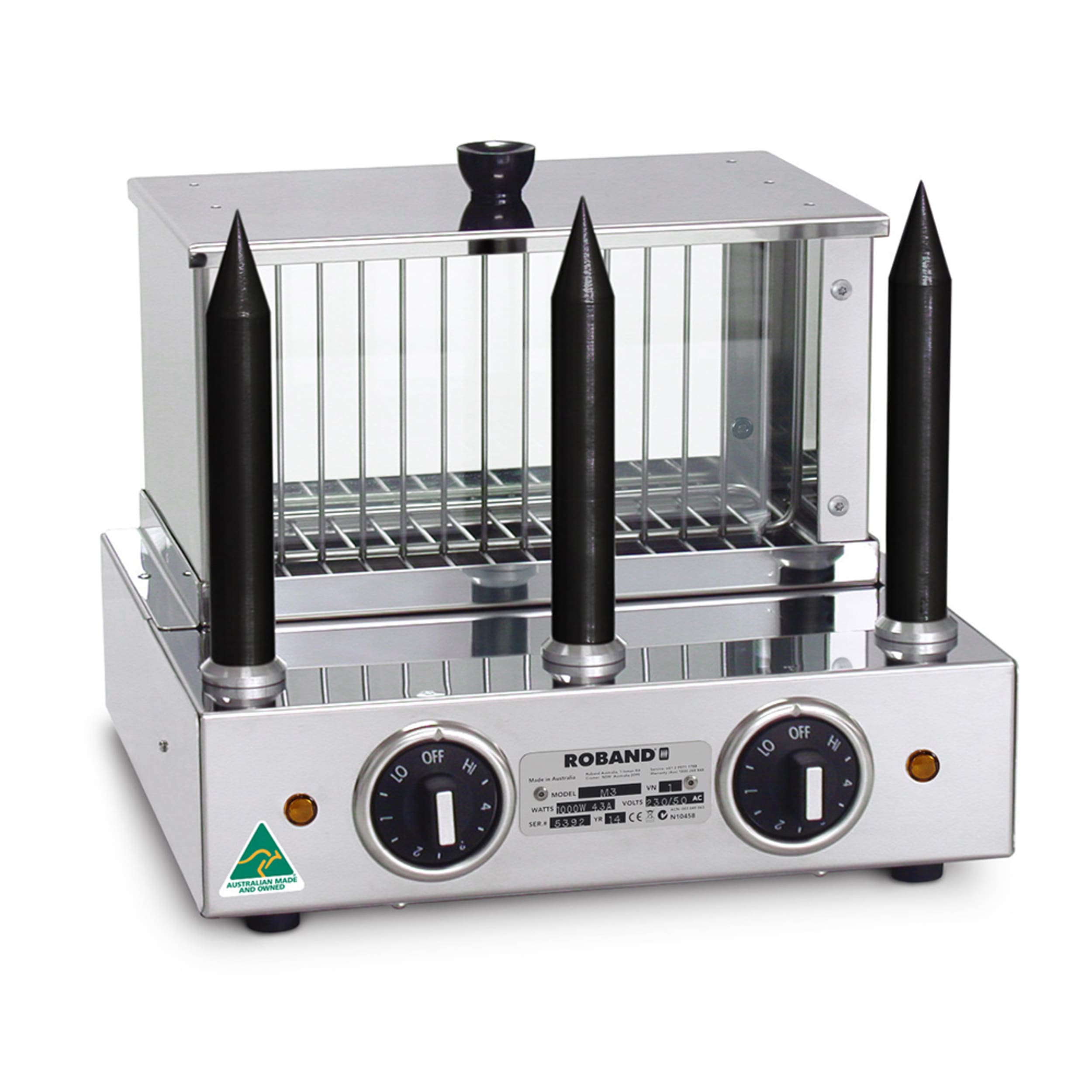 Roband Commercial Hot Dog & Bun Warmer M3T