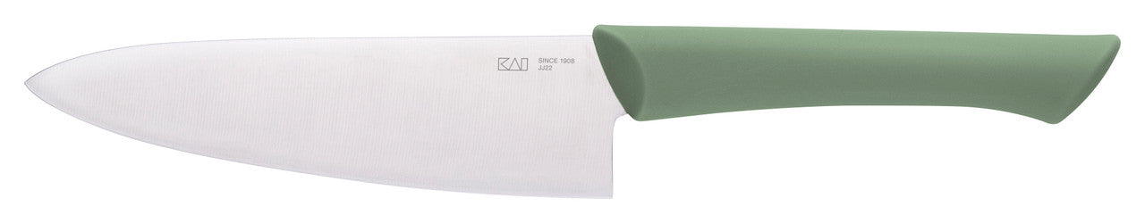 Kai Manasaya Utility Knife 15cm (with Sheath) Green