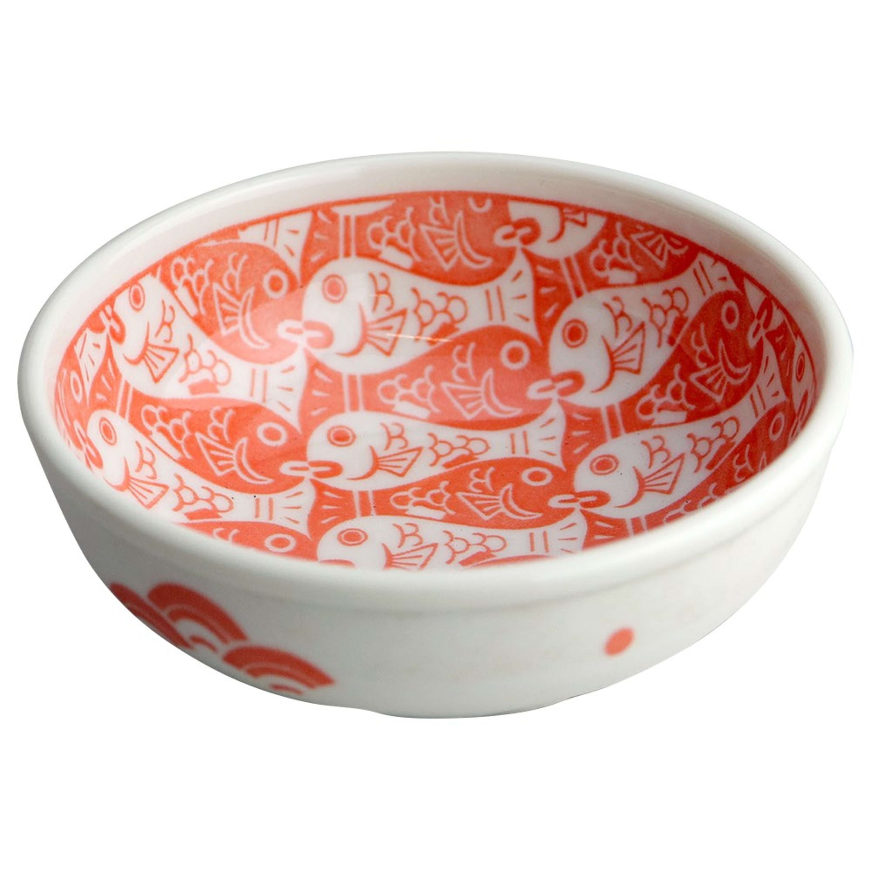 Omotenashi Medetai Bowl 13x5.5cm - Red
