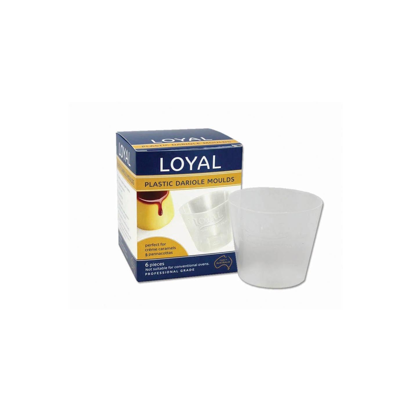 LOYAL Dariole Mould Set BPA Free Plastic 6 Piece