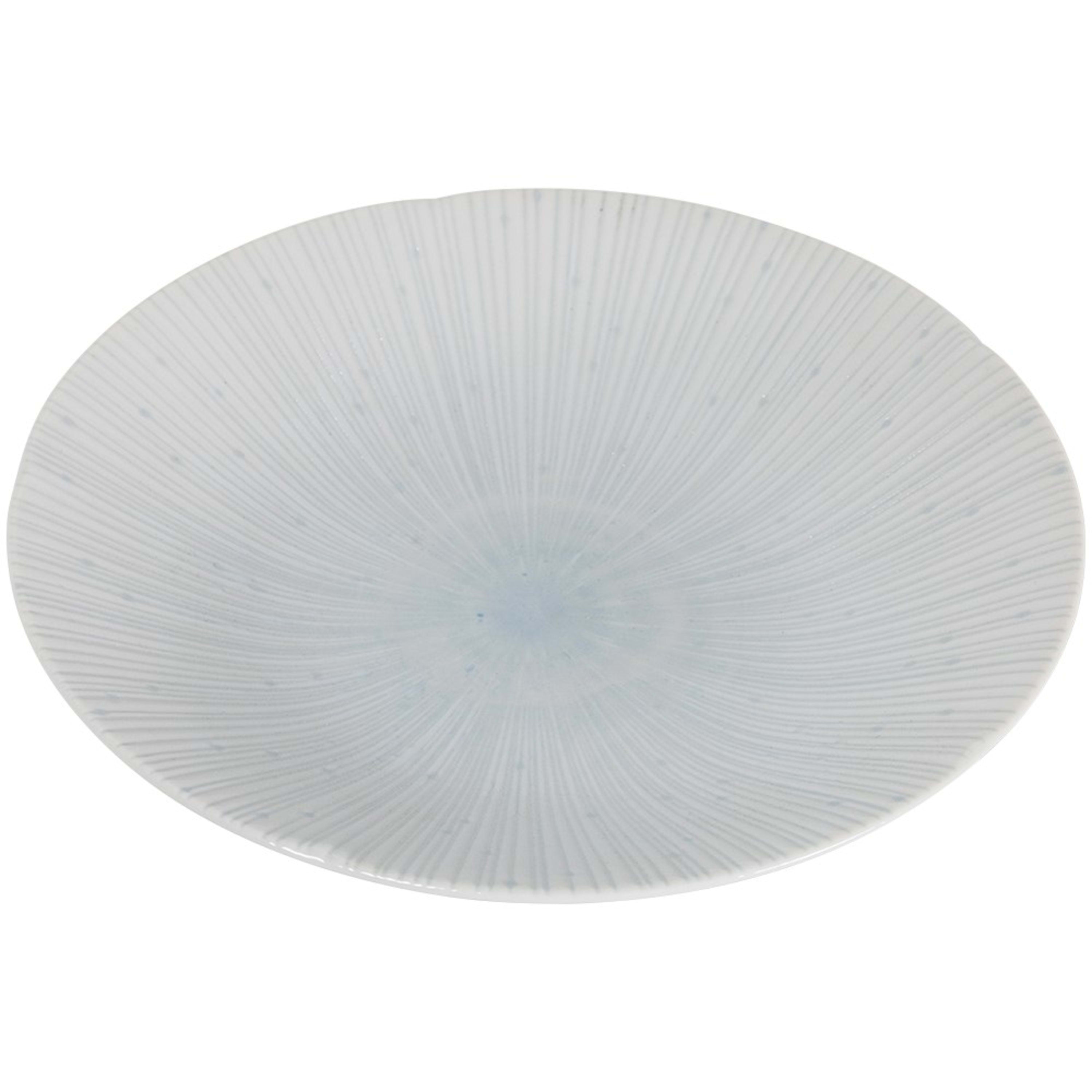 Omotenashi Kyo Sendan Plate 24.5x4cm - White