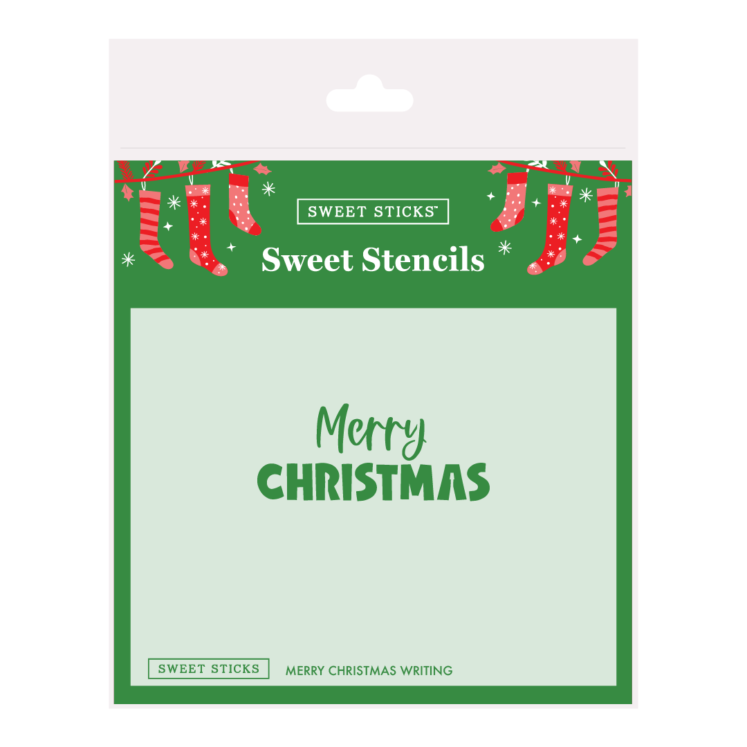 SWEET STICKS Sweet Stencils Christmas Range - Christmas Writing