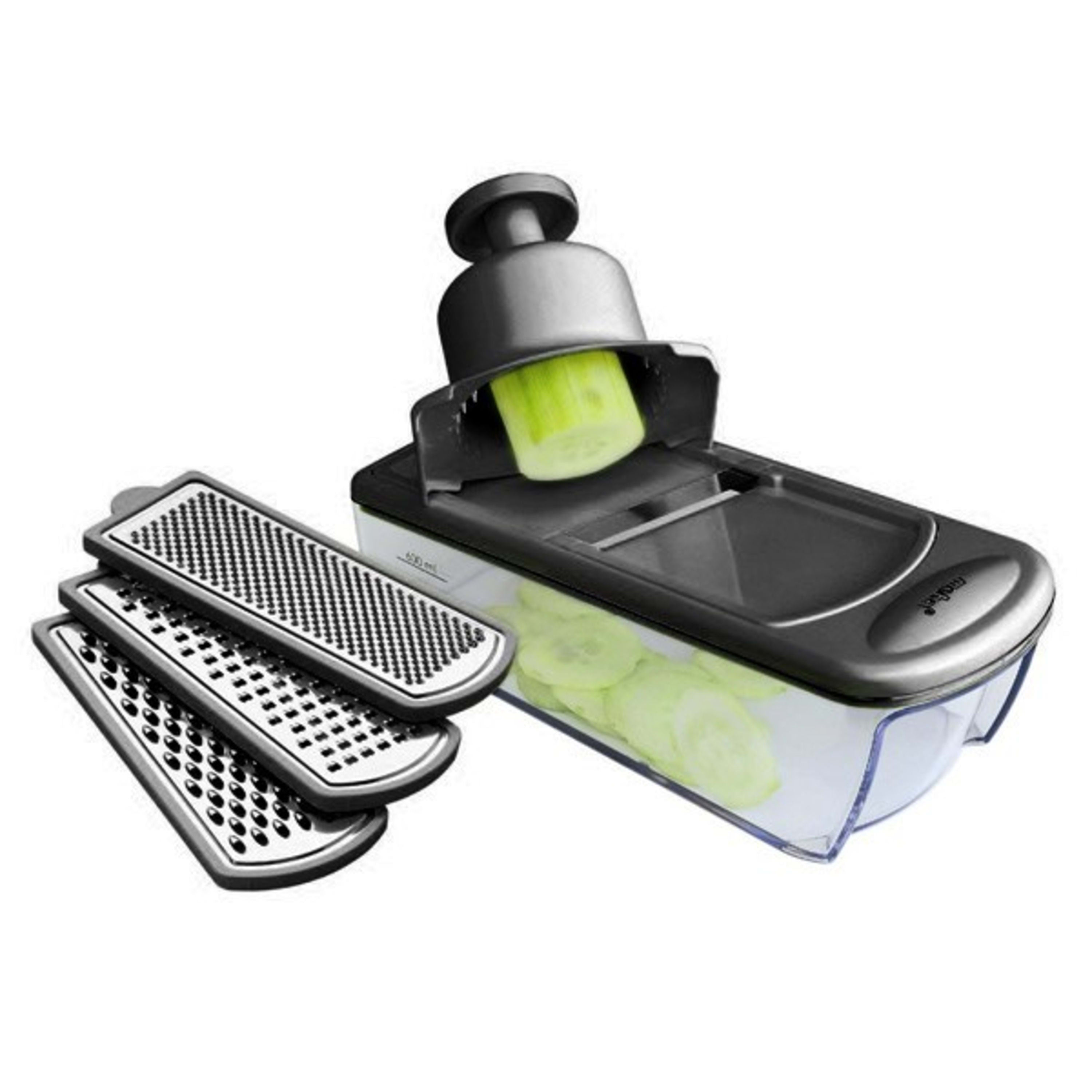 moHA! Mandolinetta 4 in One Slicer & Grater & Holder
