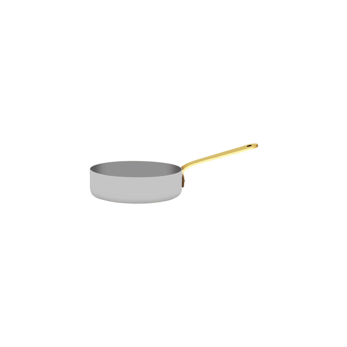 Chef Inox Miniatures Saucepan with Brass Handle 18/10 Stainless Steel 120x35mm