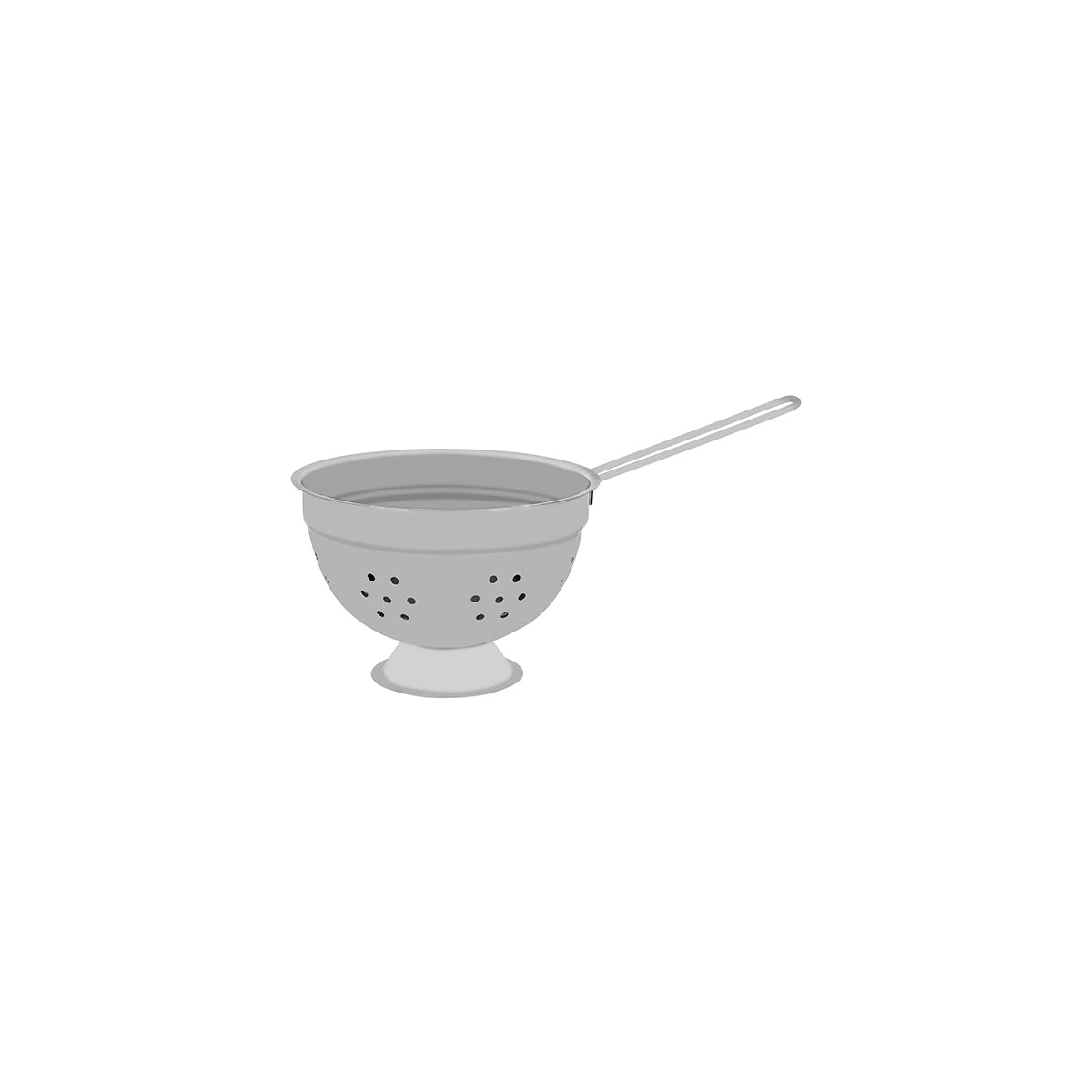 Chef Inox Miniatures Colander with Long Handle Stainless Steel 120x90mm