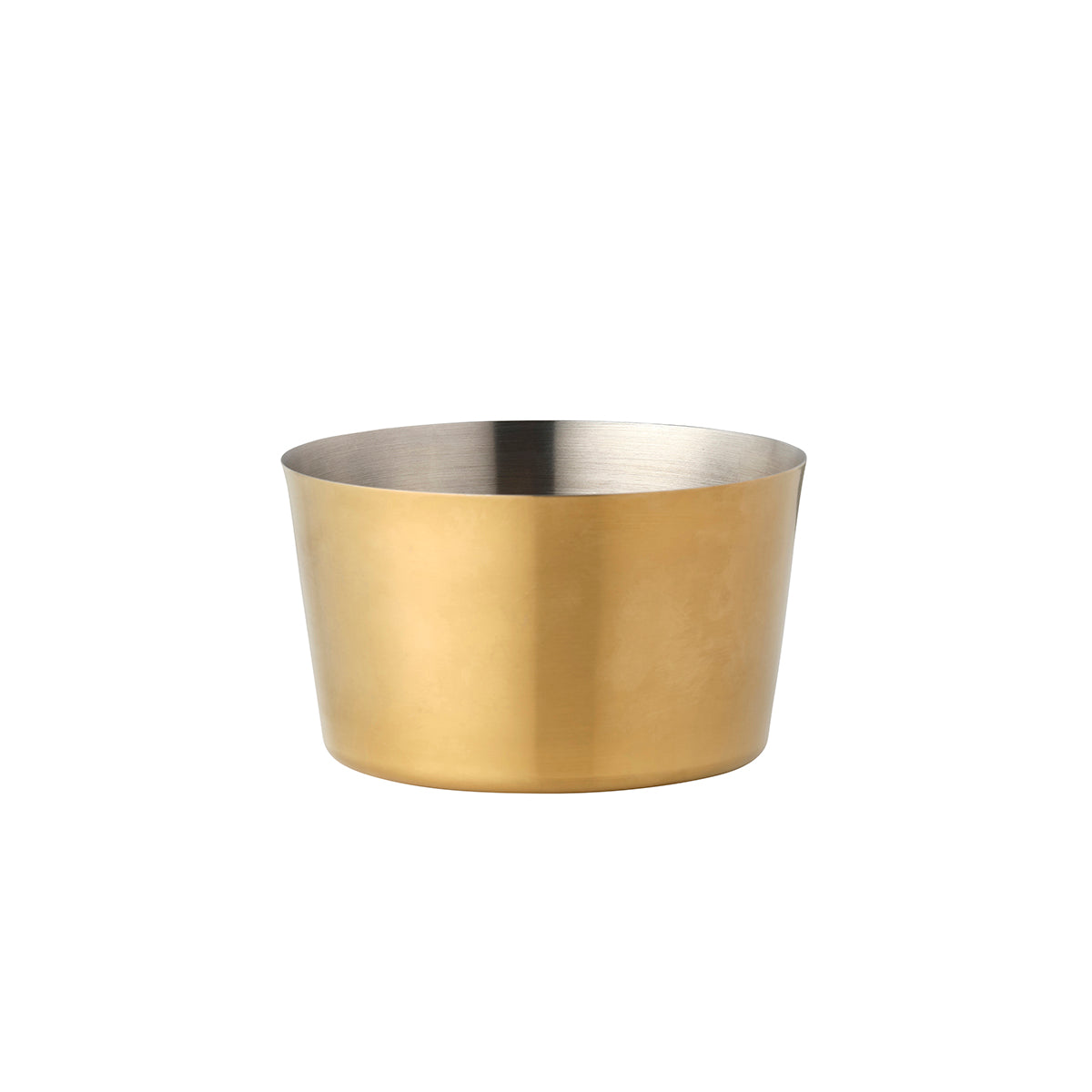 Chef Inox Miniature Serving Bowl Brushed Brass 140mm