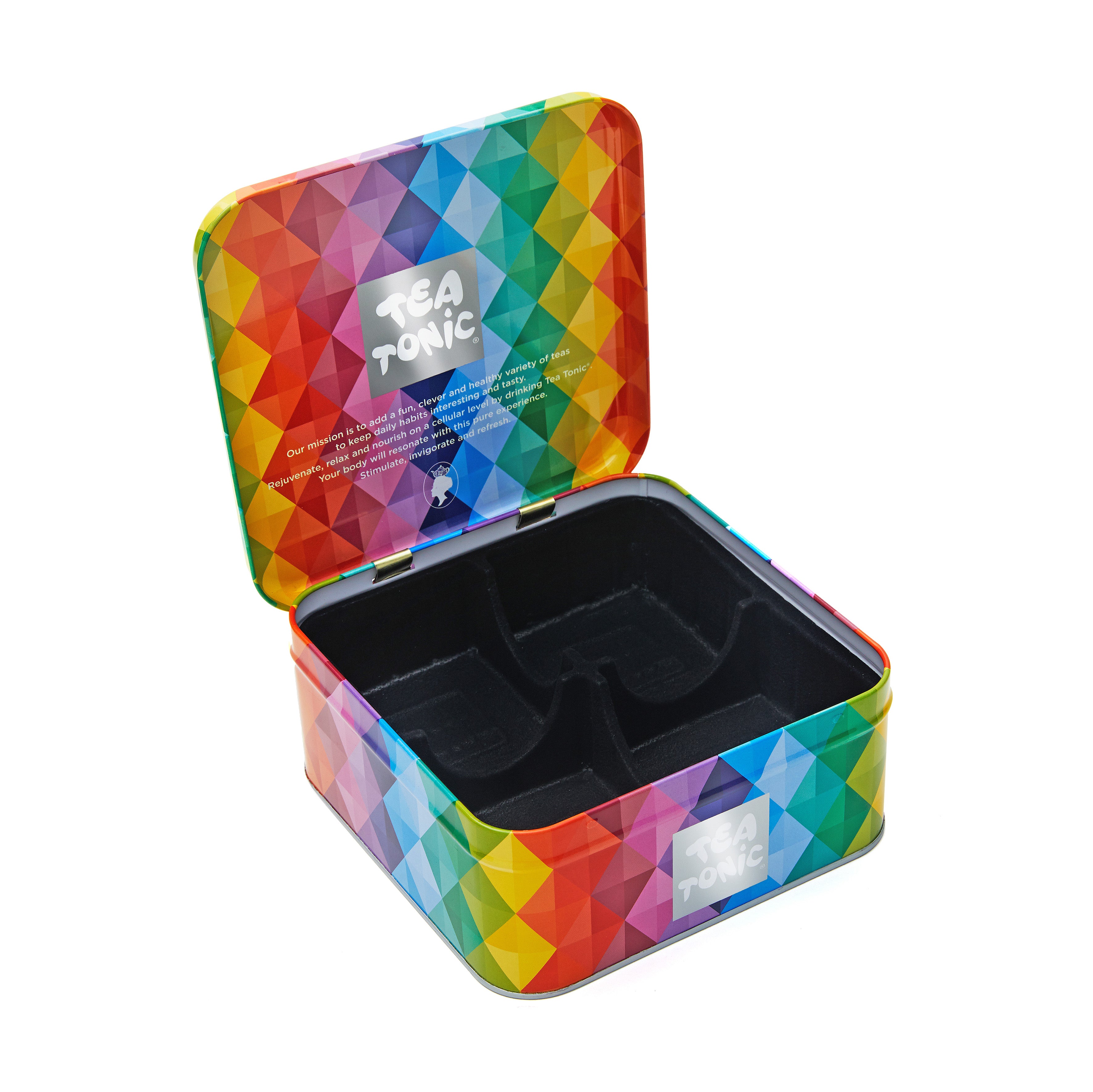 Tea Tonic Mini Tea Chest  - Gourmet Tin - 1 Teabag of Complete Tea Range