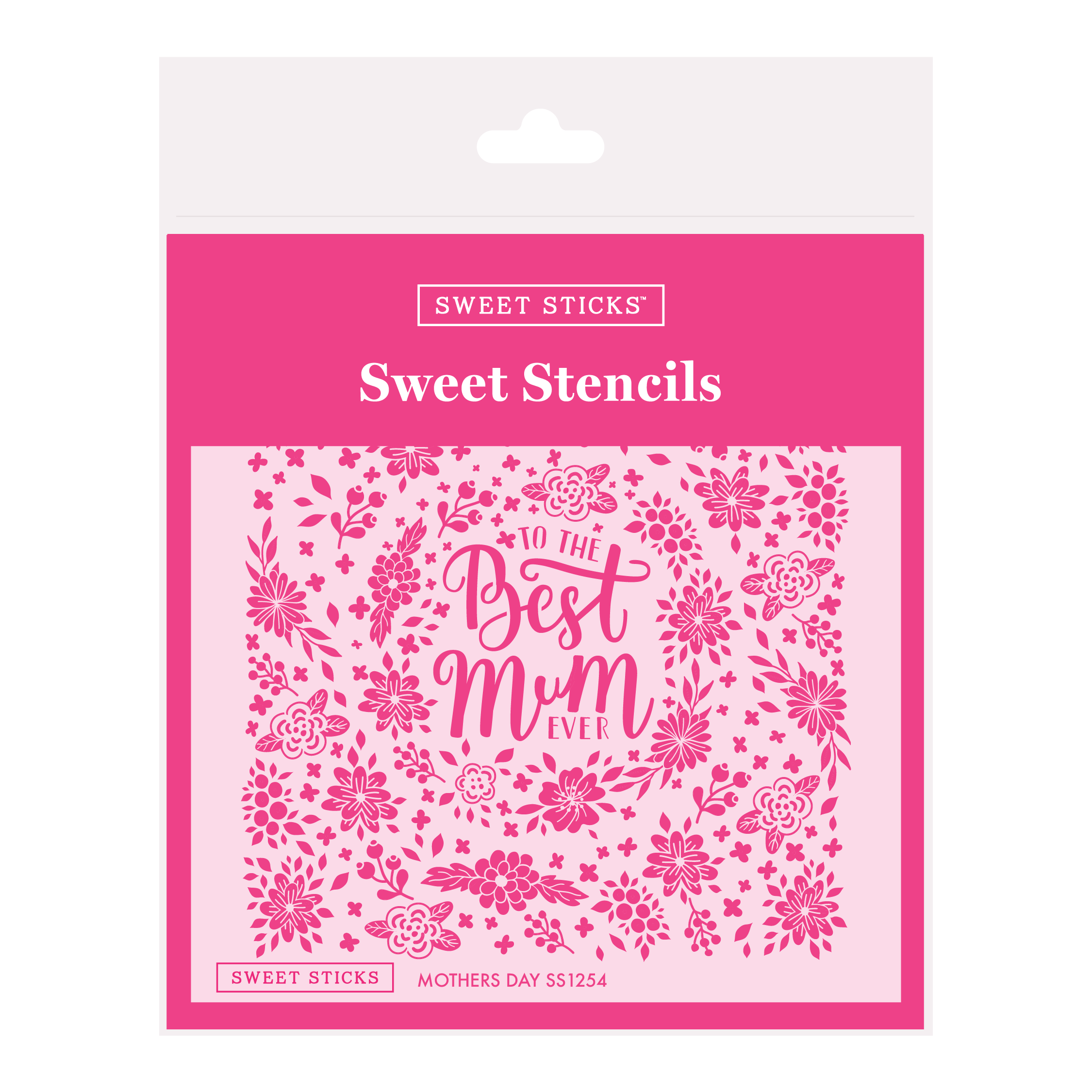 SWEET STICKS Sweet Stencils Mother's Day Range - SS1254