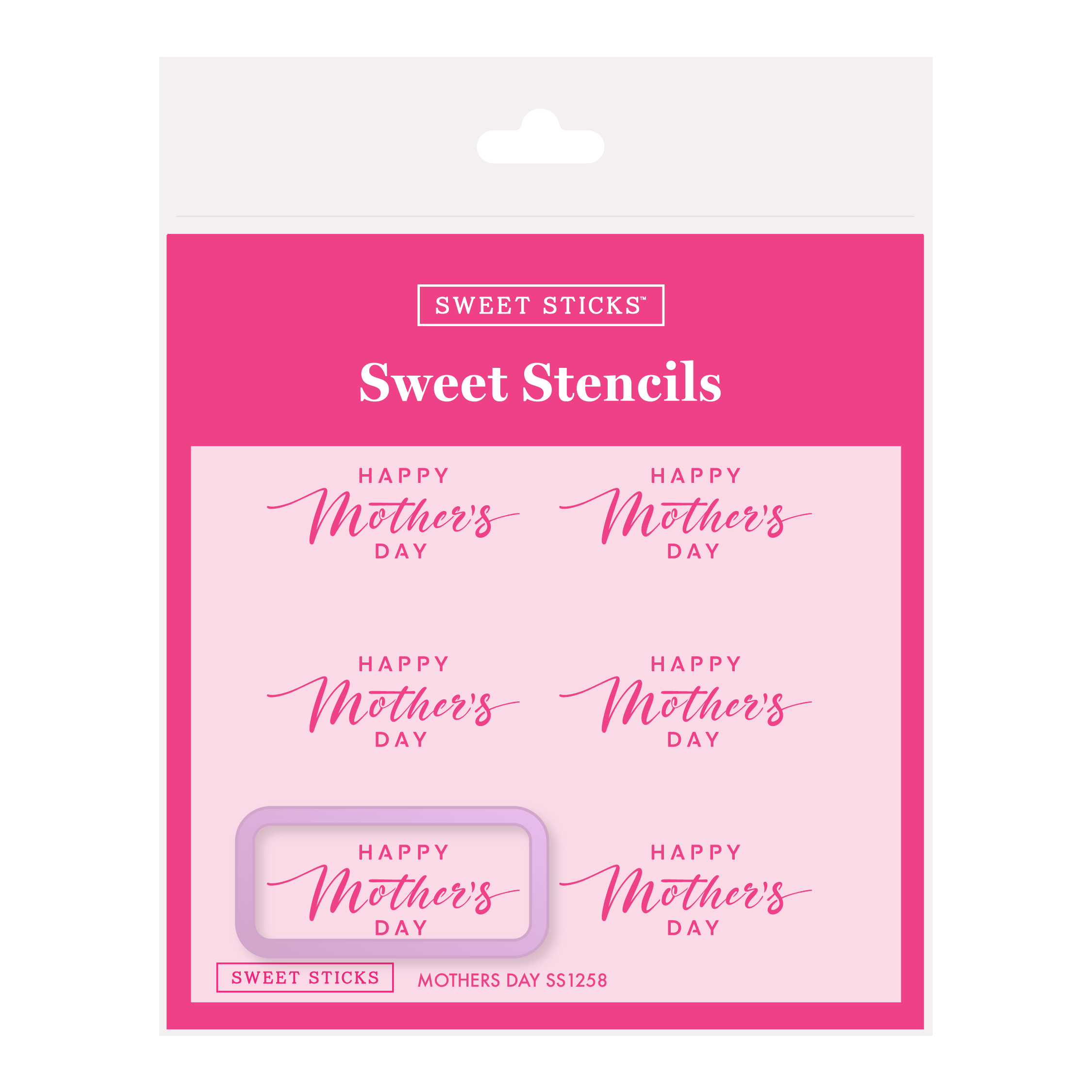 SWEET STICKS Sweet Stencils Mother's Day Range - SS1258