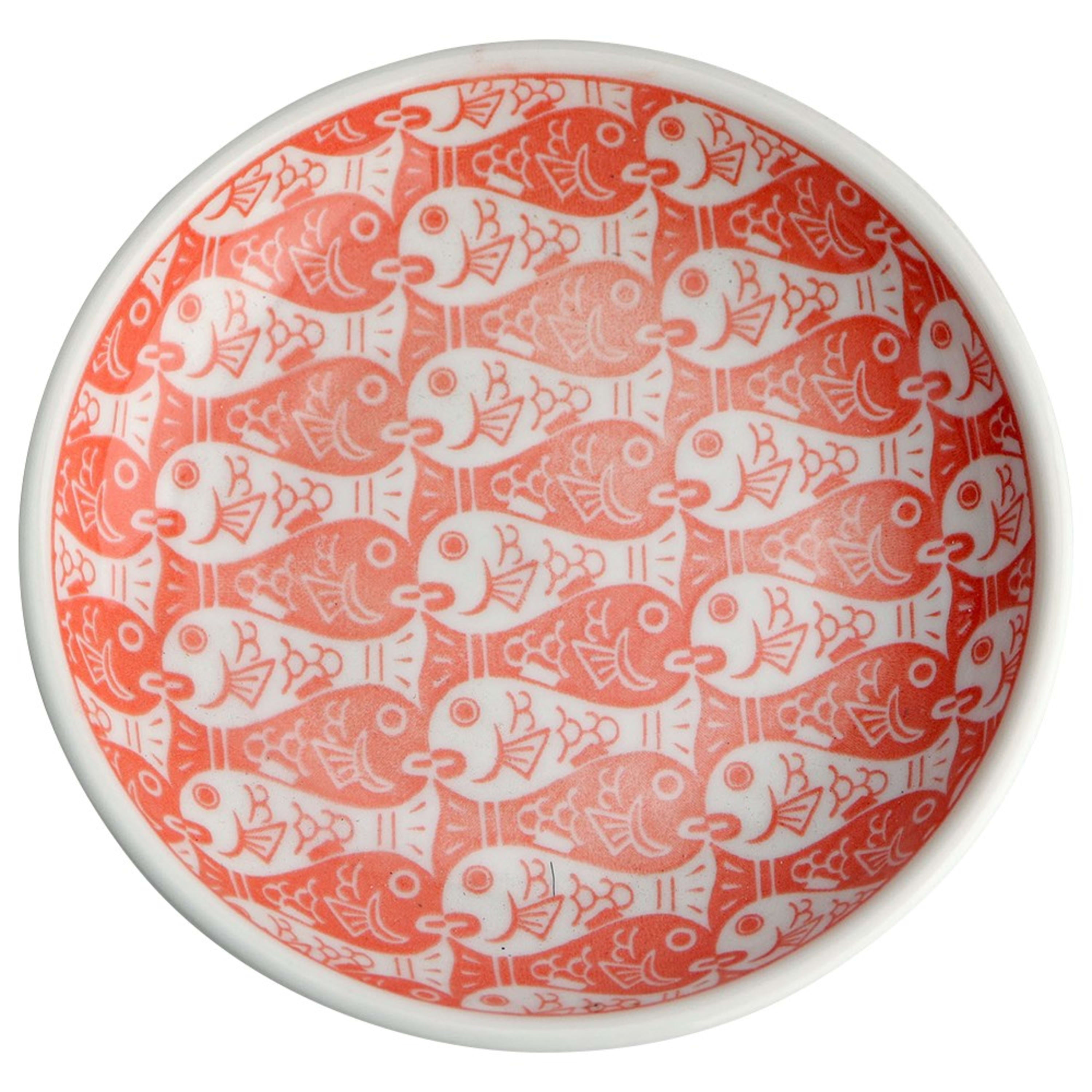 Omotenashi Medetai Plate - Red & (S) 9x2cm