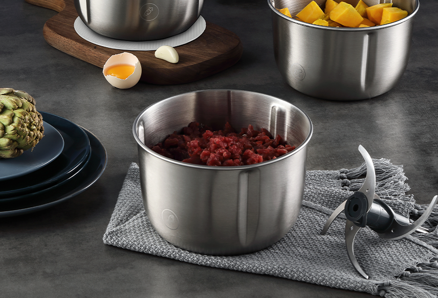 Morphy Richards Stainless Steel Chopper - White