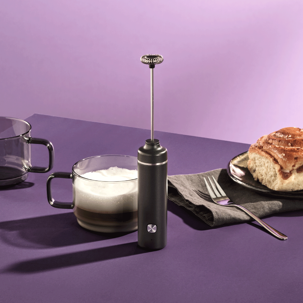AdHoc Moro Electric Milk & Sauce Frother - Dark Grey