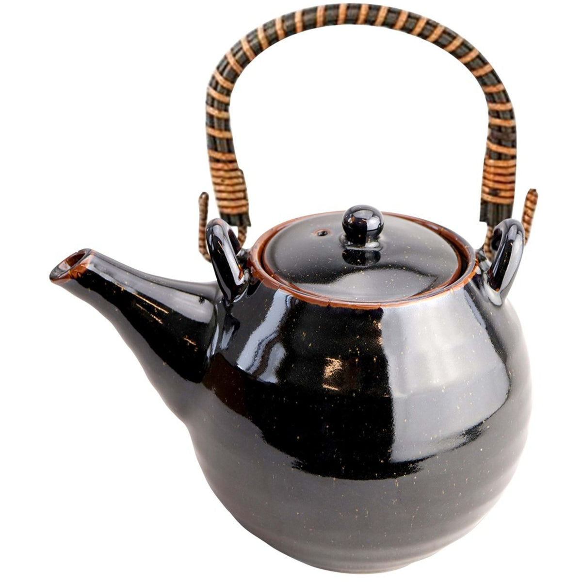 Omotenashi Gifu Teapot - Gloss Brown 500ml Gift Box