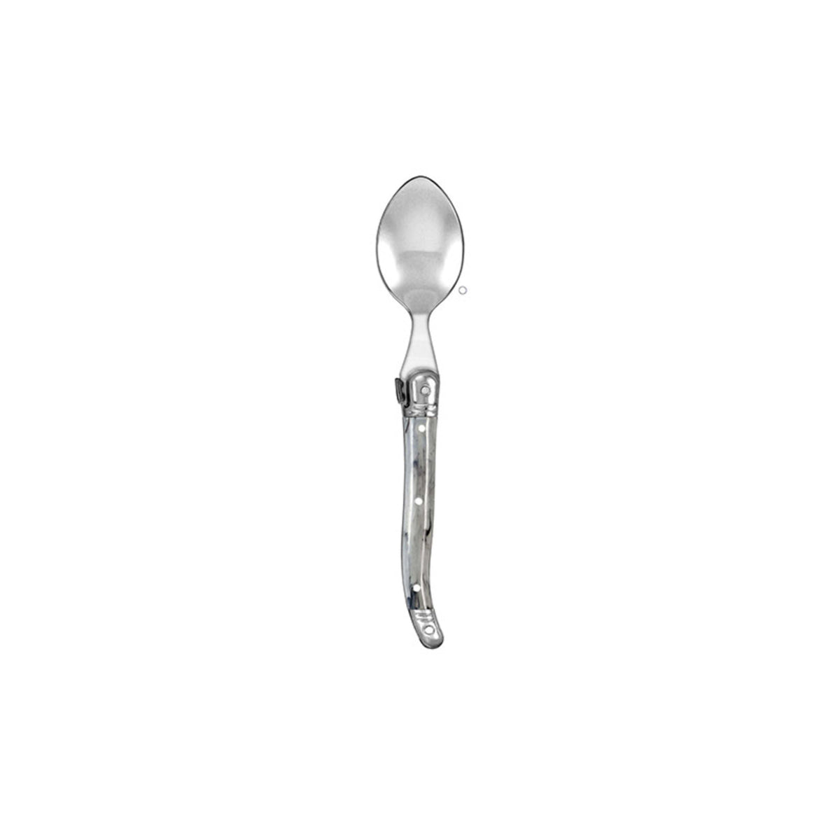 Laguiole Etiquette Teaspoon 12 Pack - Marble Grey