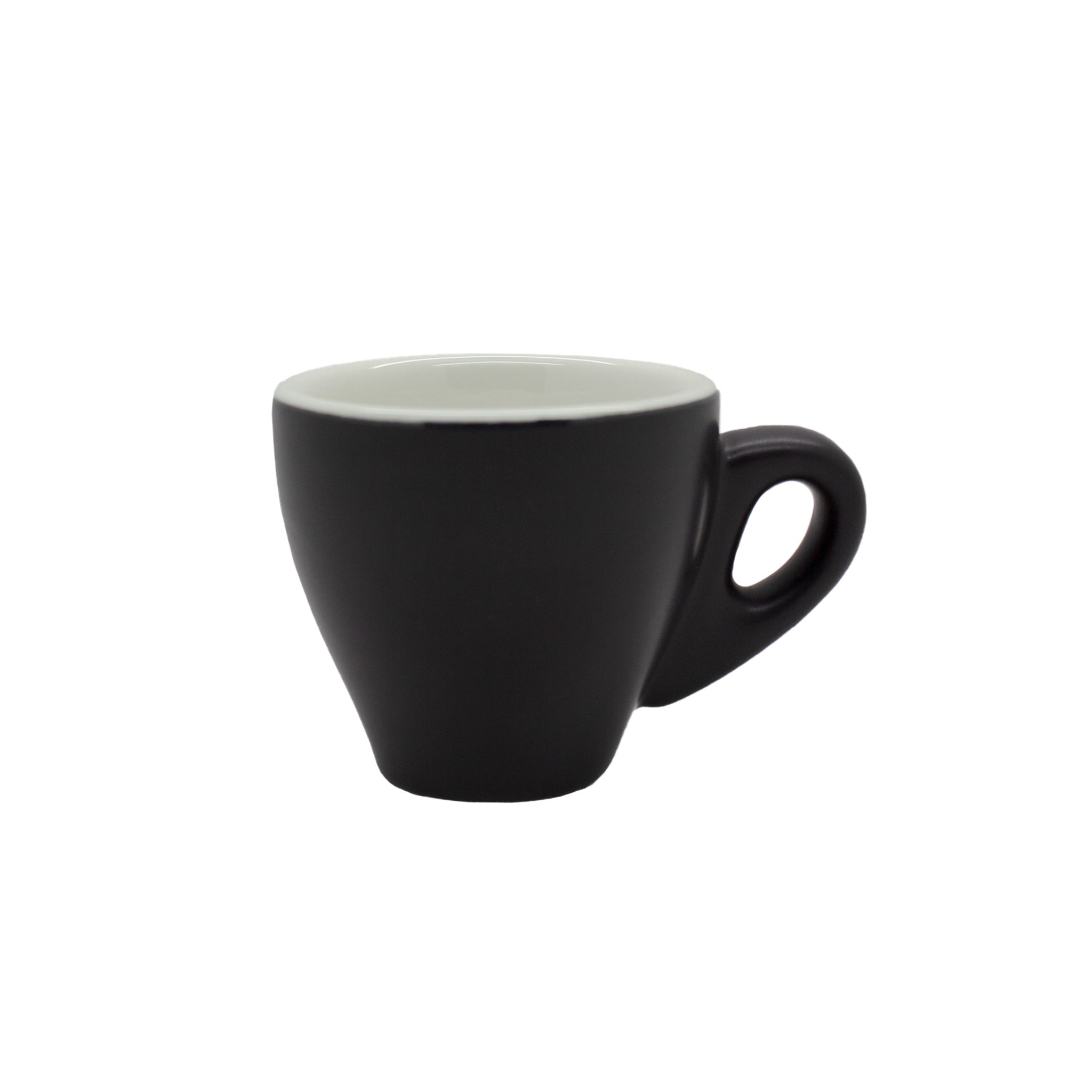 Incafe Matt Black Espresso Cup 90ml 6 Piece