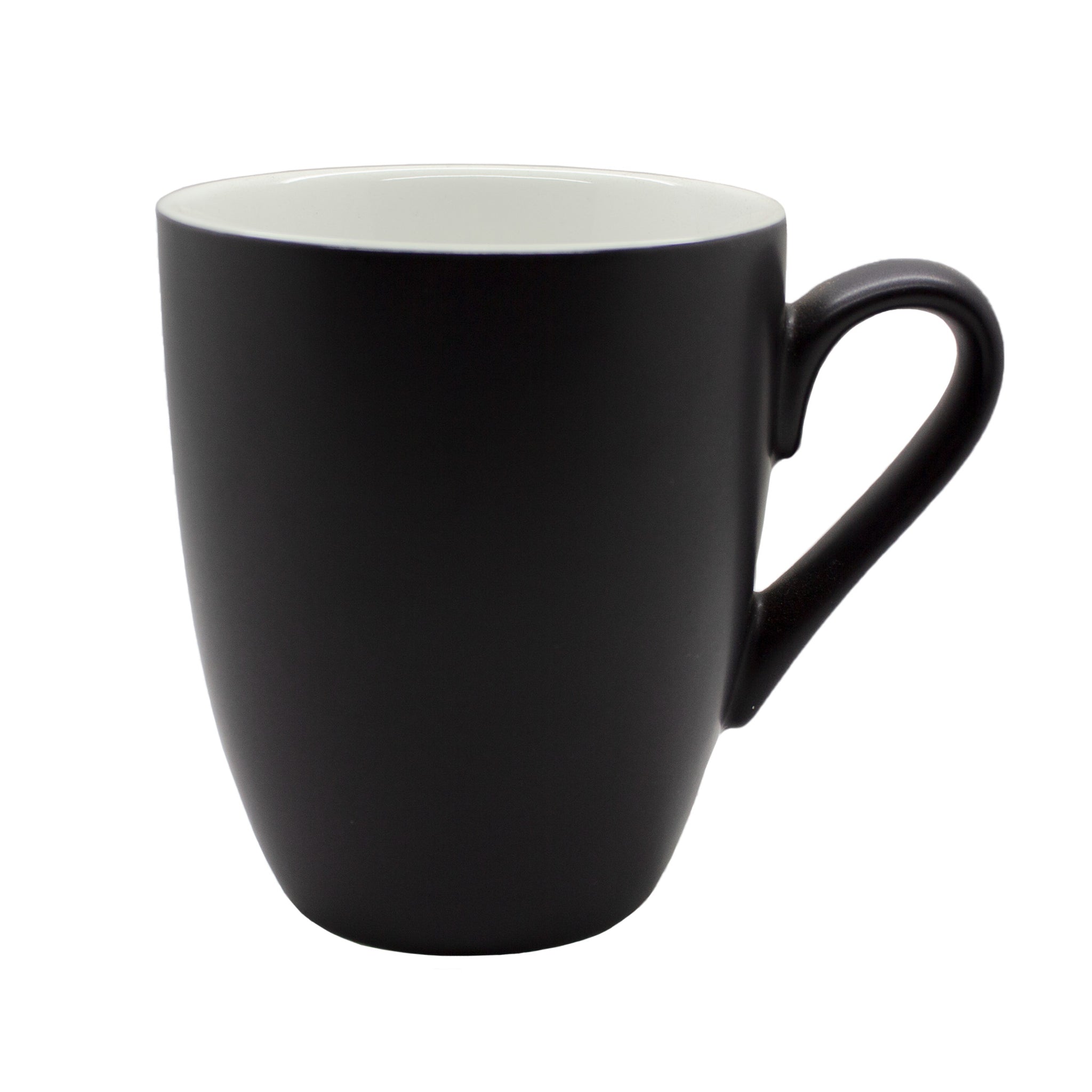 Incafe Matt Black Mug 330ml 6 Piece