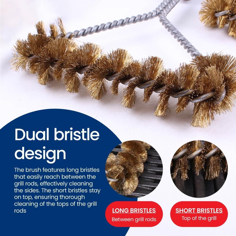 Medium Brass Spiral BBQ Brush