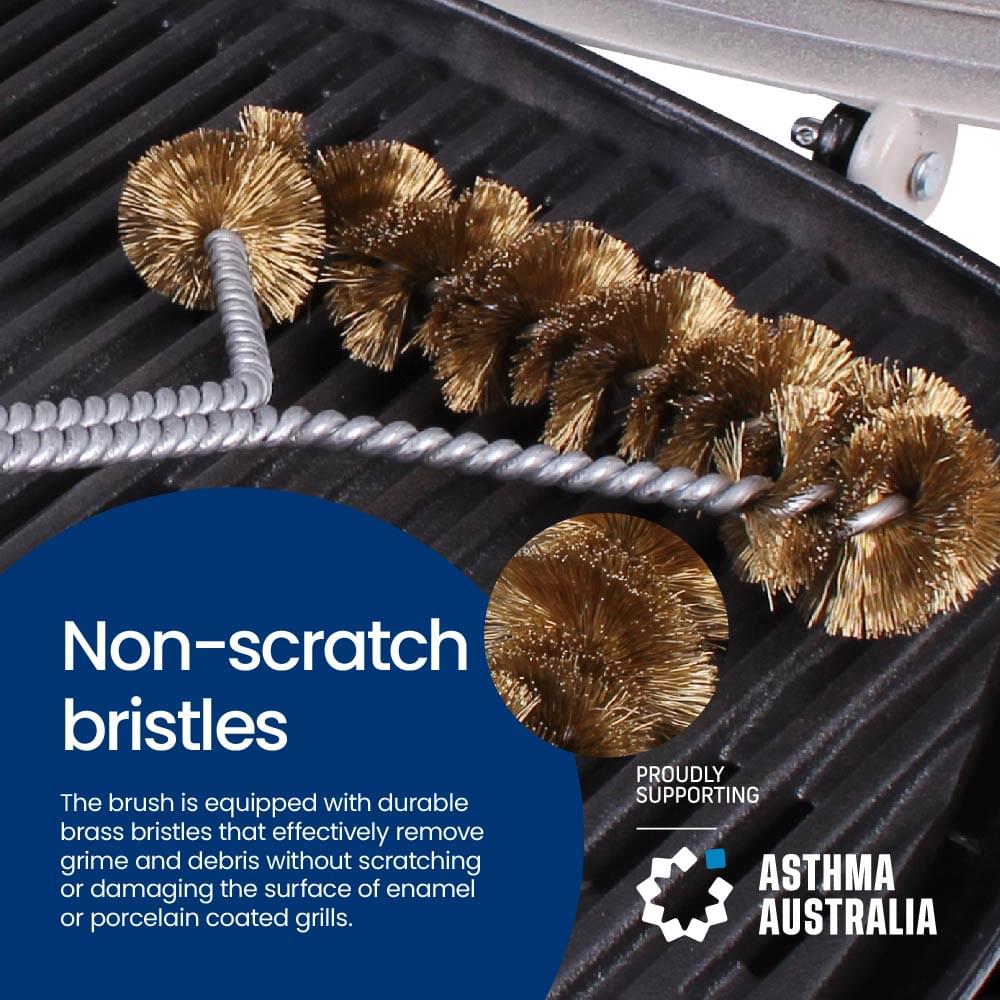 Medium Brass Spiral BBQ Brush