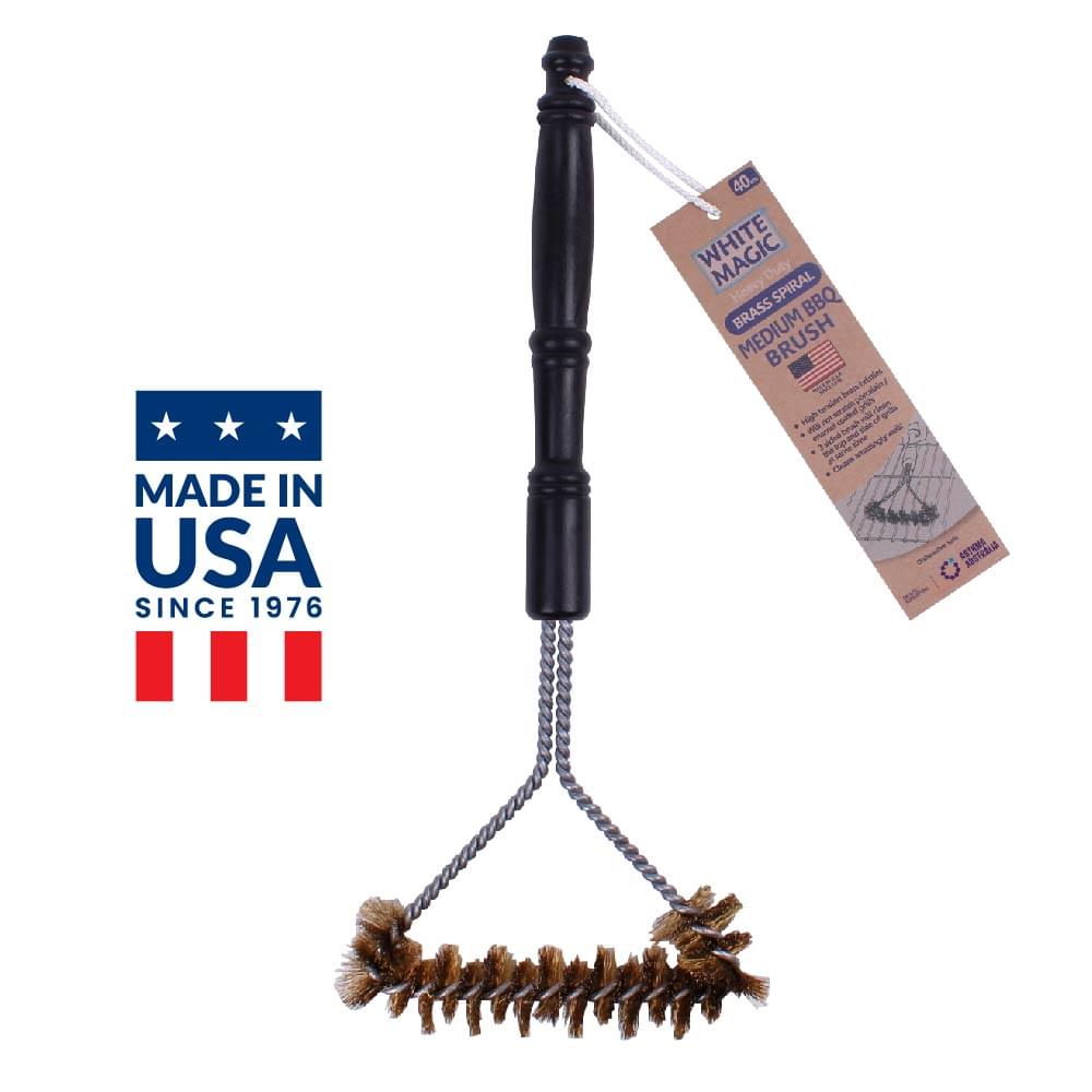 Medium Brass Spiral BBQ Brush