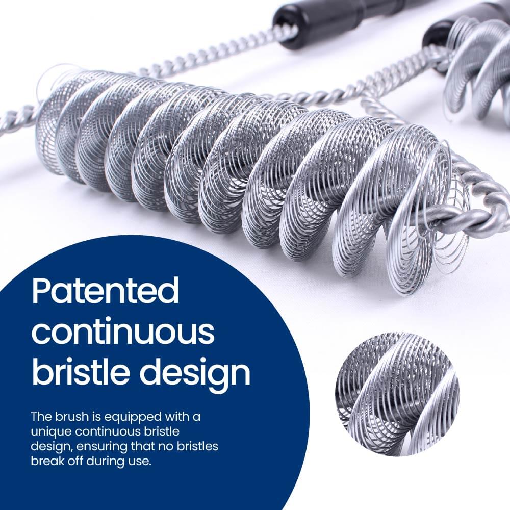 Medium Double Helix Barbecue Brush