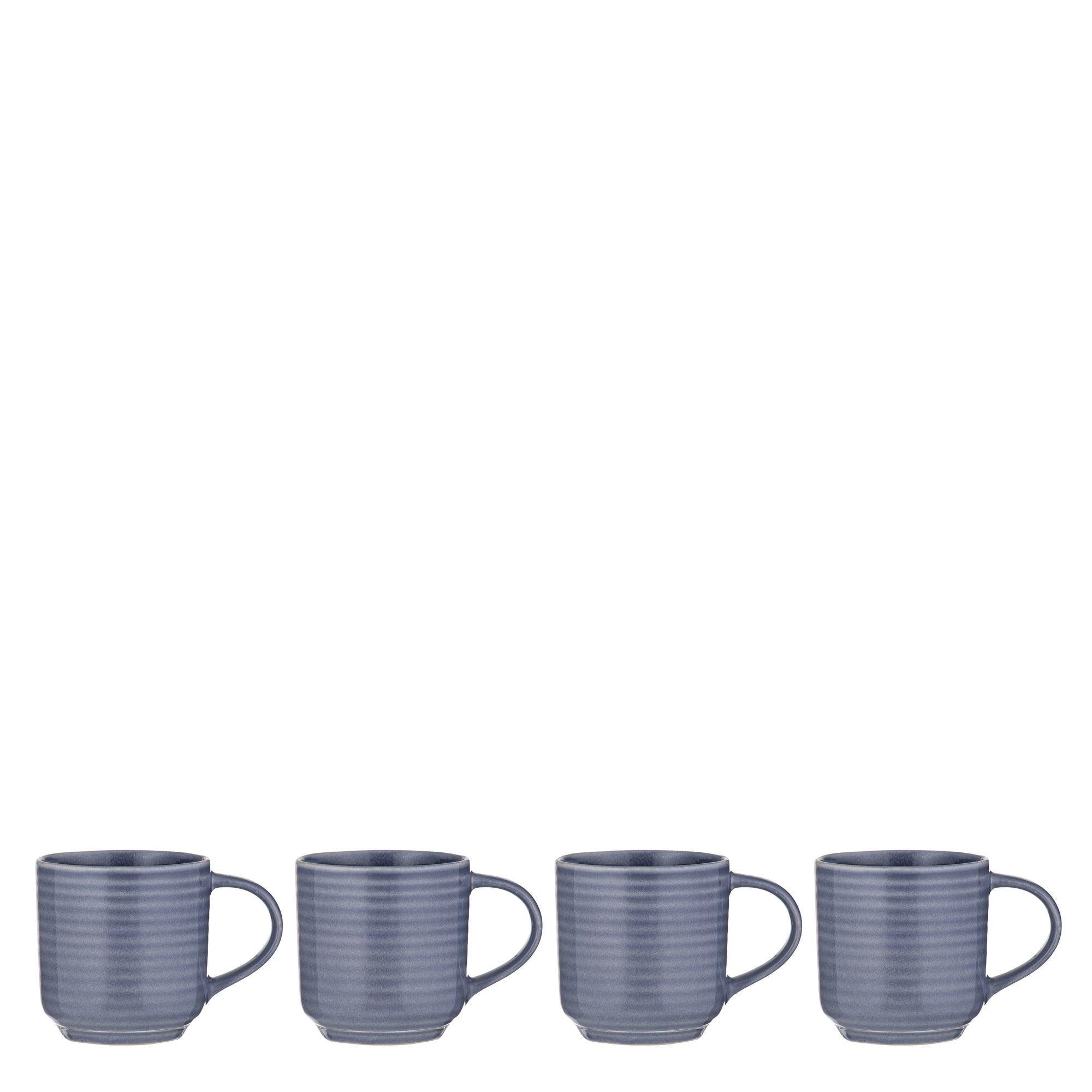 Ladelle Melange Cornflower Blue 4pk Mug