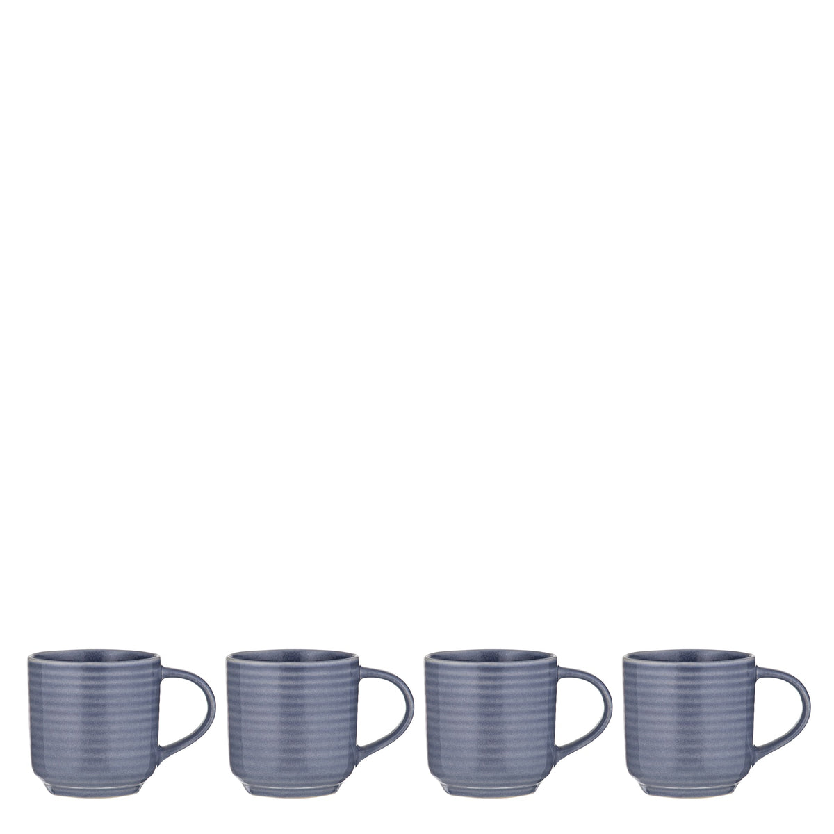 Ladelle Melange Cornflower Blue 4pk Mug
