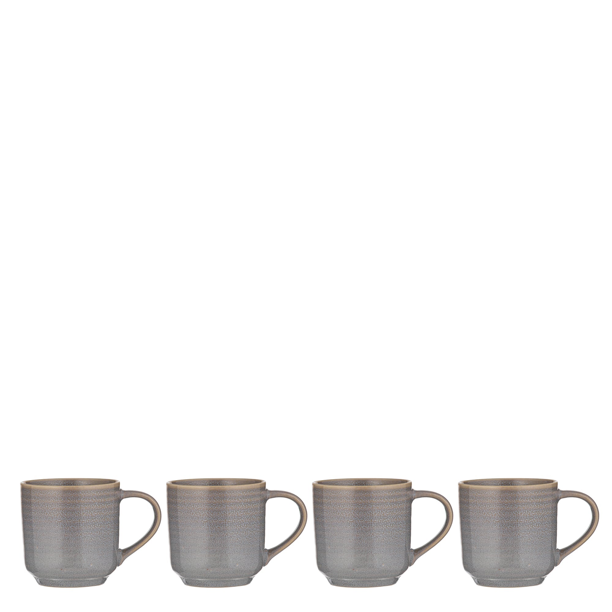 Ladelle Melange Lt Grey 4pk Mug