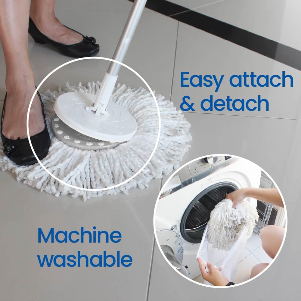 White Magic Microfibre Mop Head