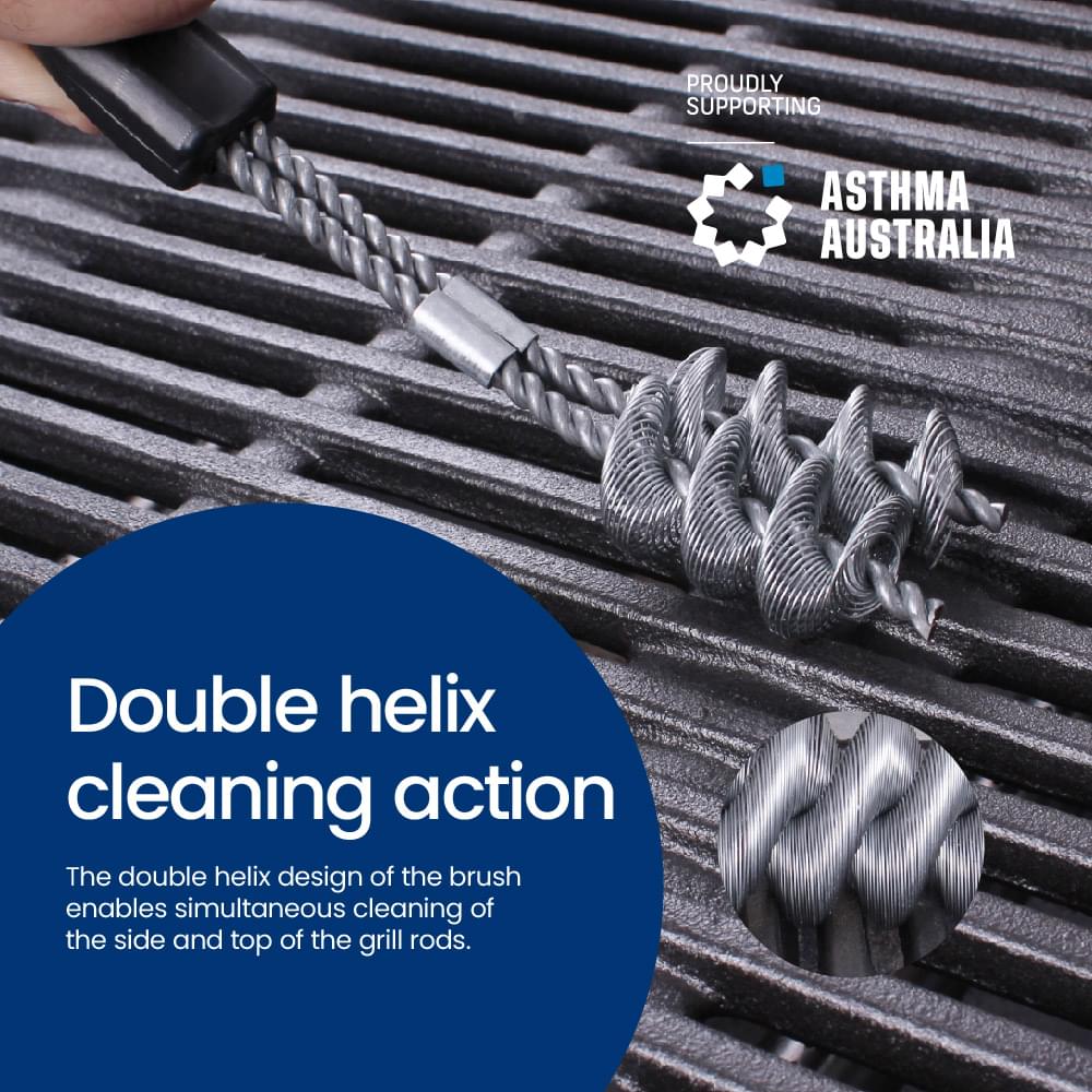 Mini Double Helix Barbecue Brush