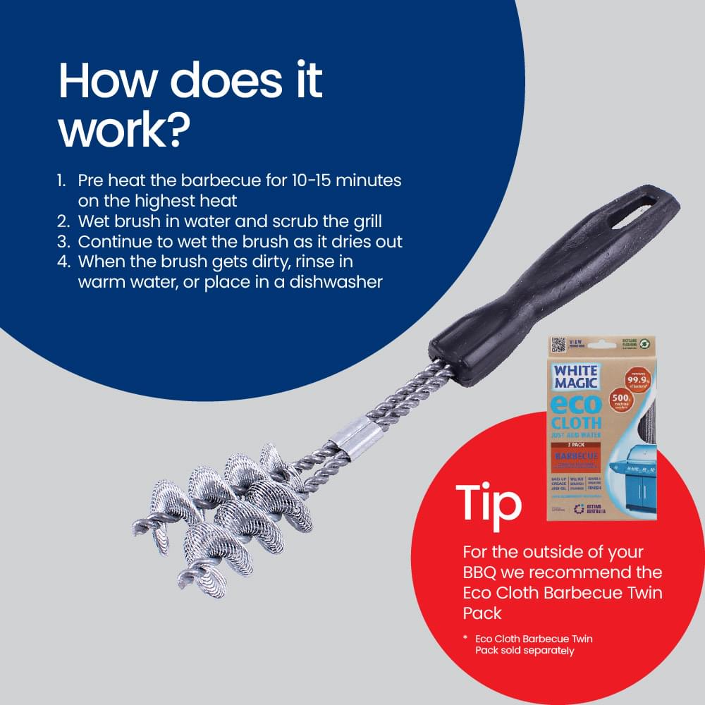 Mini Double Helix Barbecue Brush