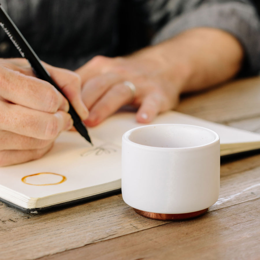 Fellow Monty Espresso Cup Set Matte White - 88ml/3oz