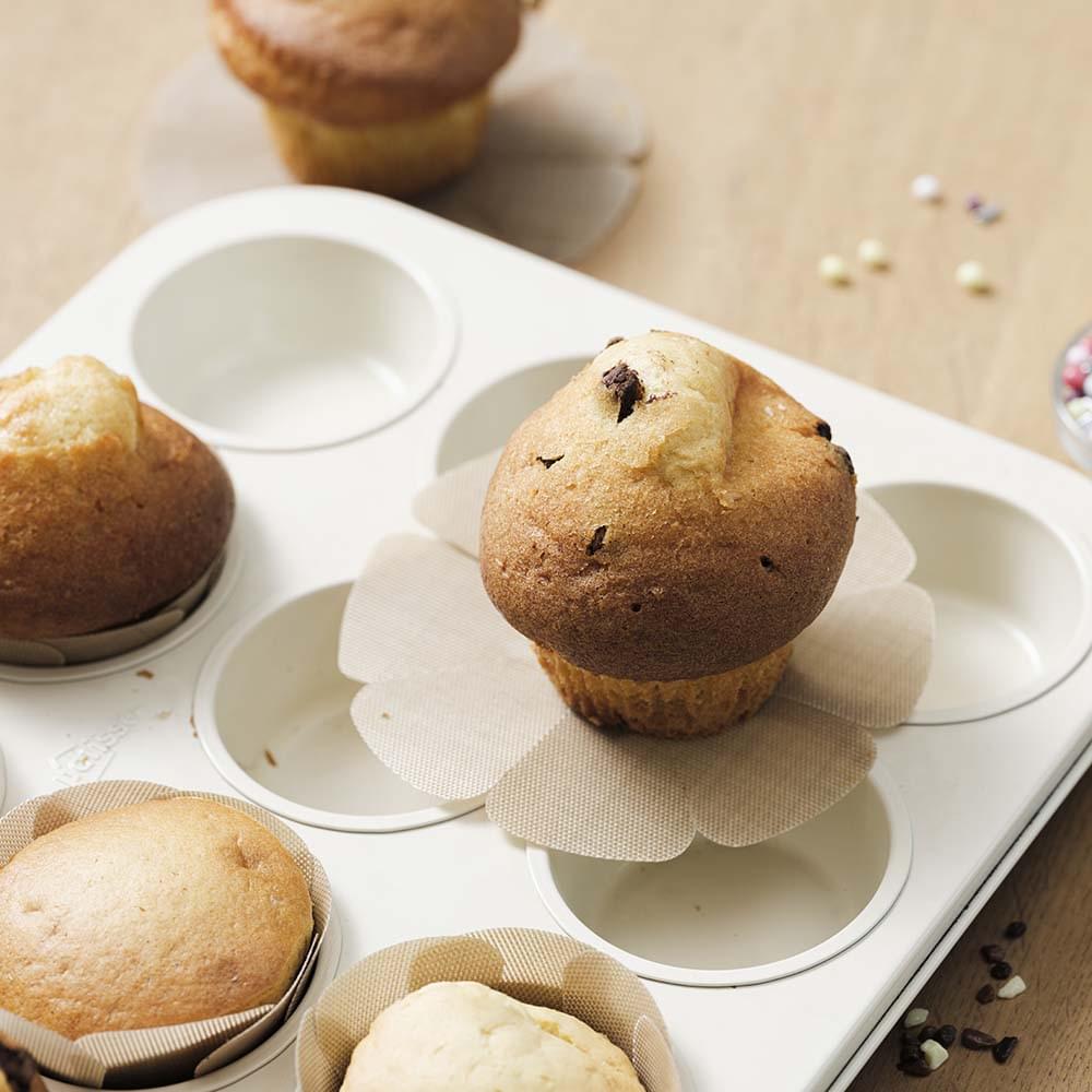 NoStik Silicone Fibreglass Muffin Liner Set of 12