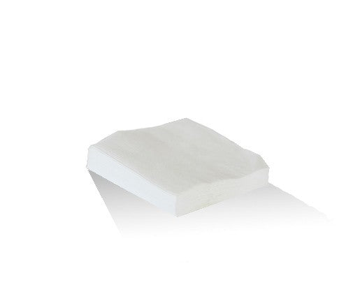 ecoware White Napkin 2 Ply Cocktail 1/4 Fold (Carton of 2000)