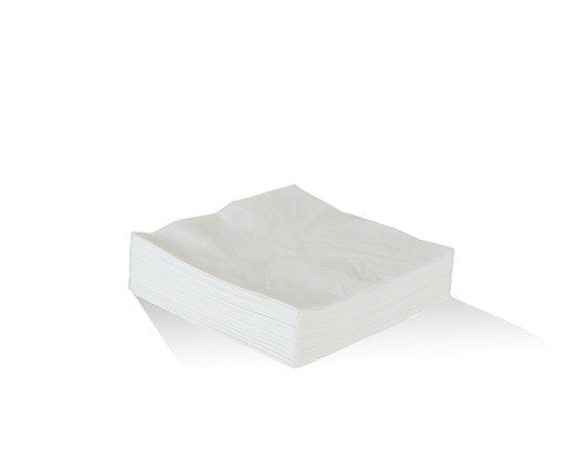 ecoware White Napkin 2 Ply Lunch 1/4 Fold (Carton of 2000)