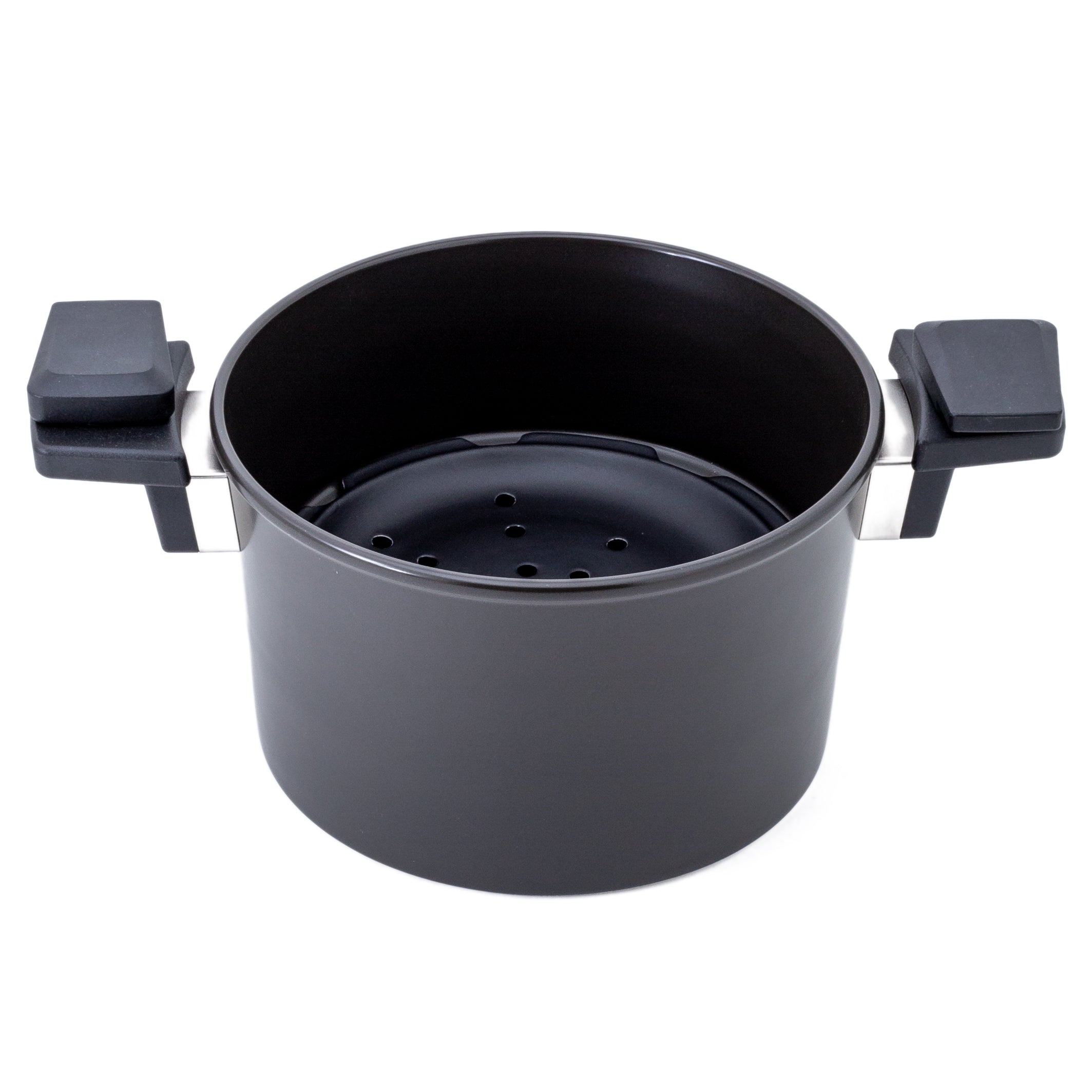 Neoflam Motus 24cm Low Pressure Cooker Casserole Black