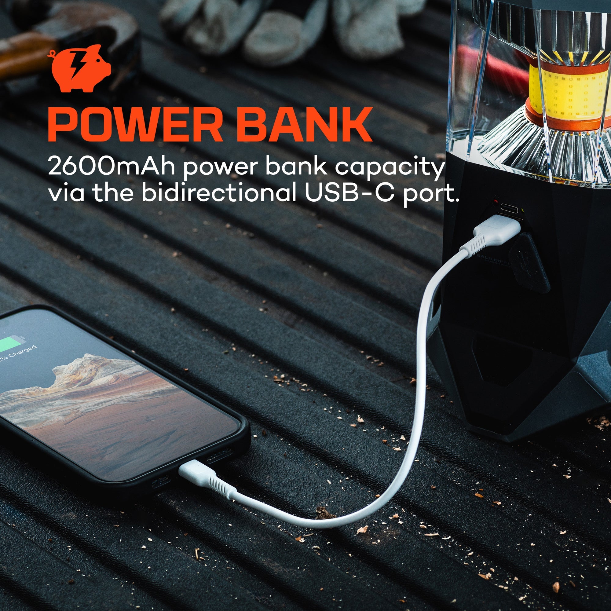 Nebo Galileo 1600 Rechargeable Lantern and Power Bank