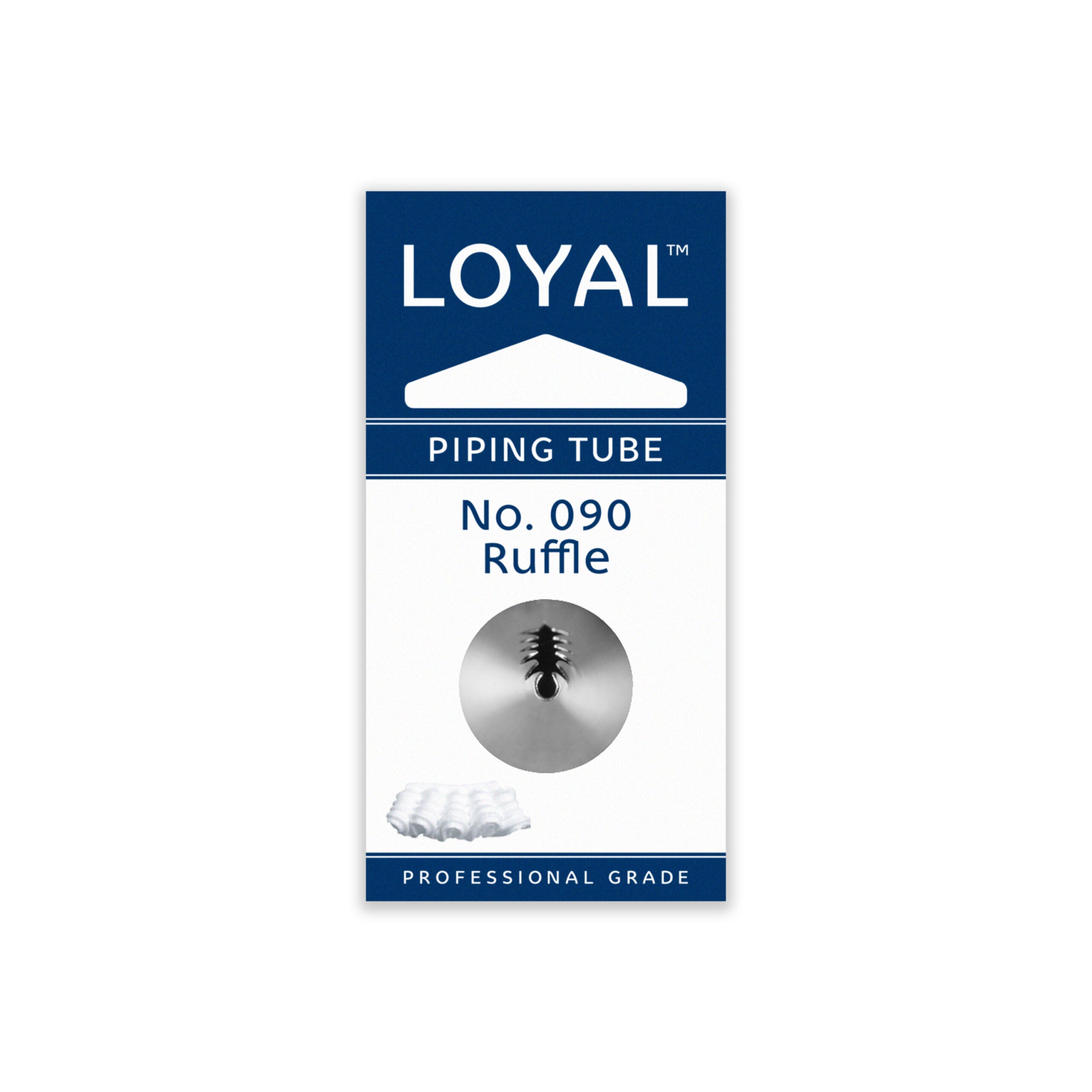 LOYAL Piping Tip No. 90 Ruffle Stainless Steel