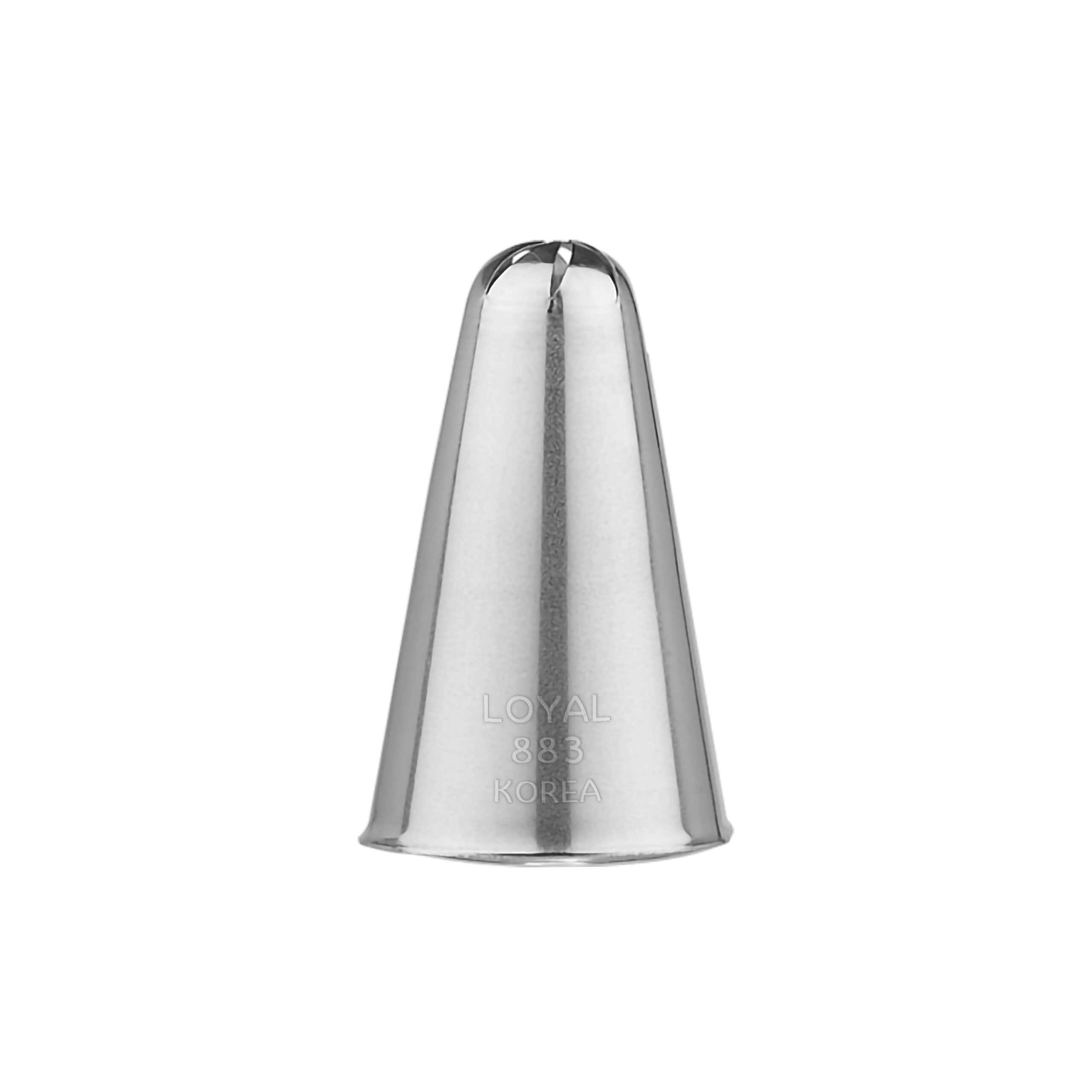 LOYAL Piping Tip No. 883 Drop Flower Stainless Steel