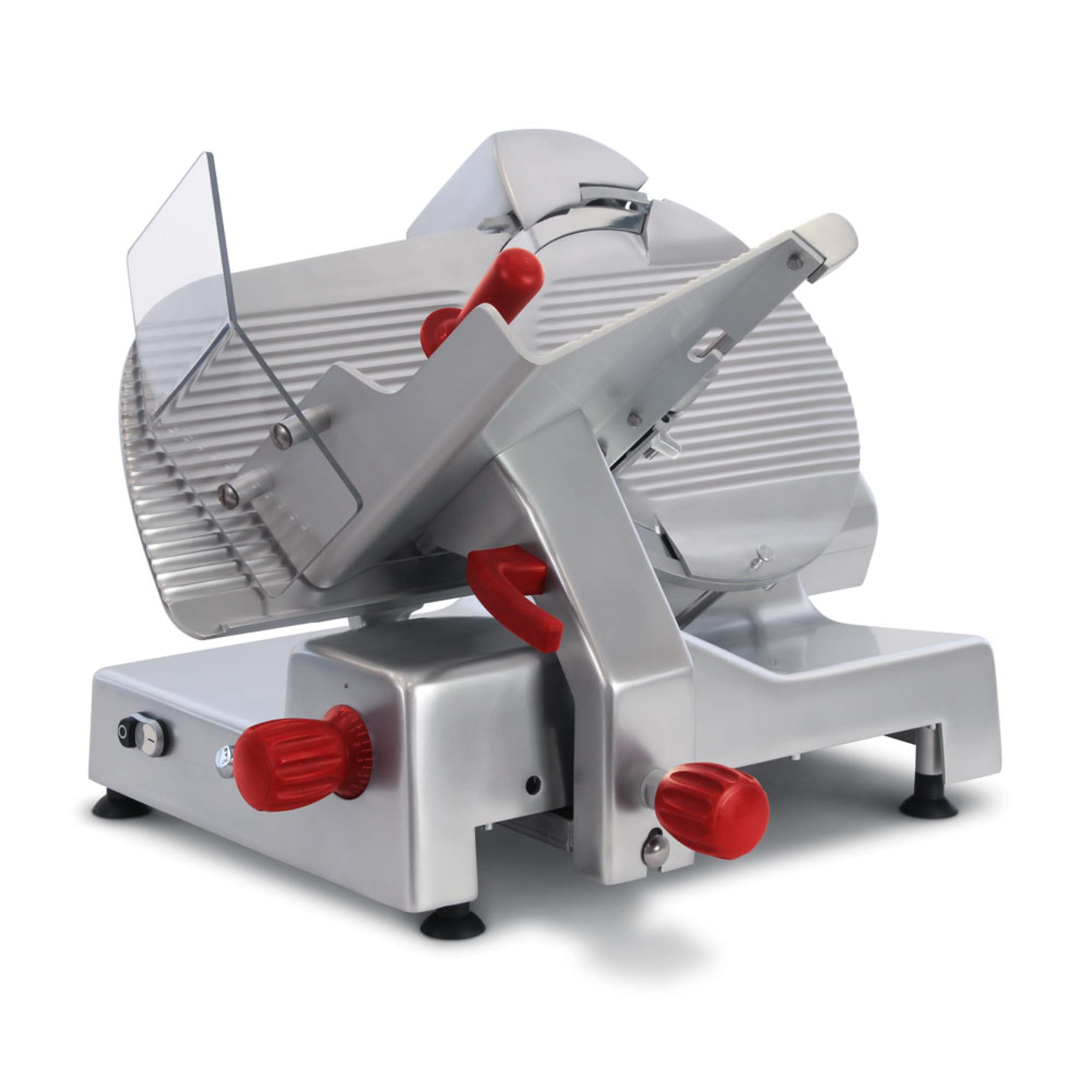 Noaw Commercial Manual Gravity Feed Gear Driven Slicer - Heavy Duty NS350HDG