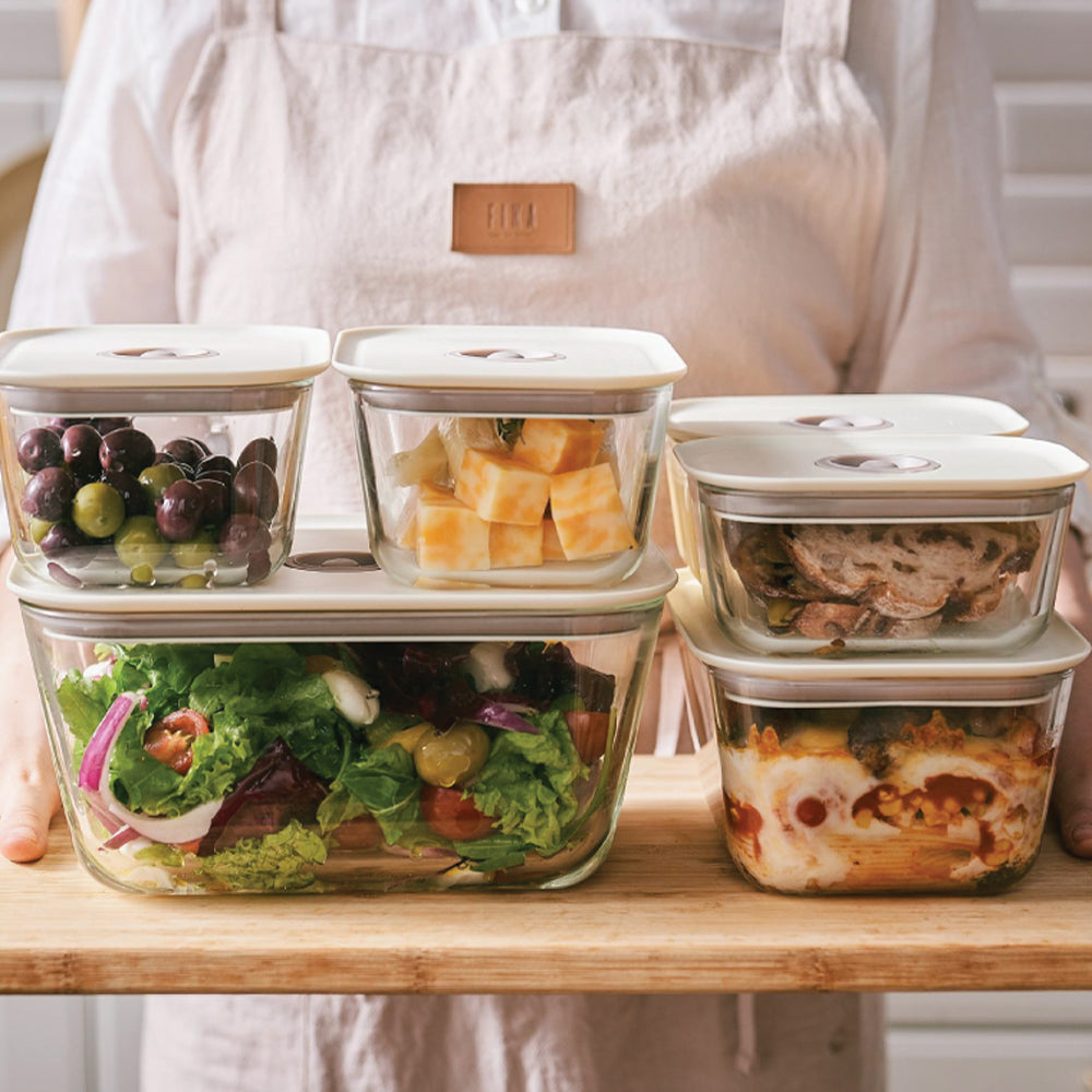 Neoflam Clik Glass food container set of 4