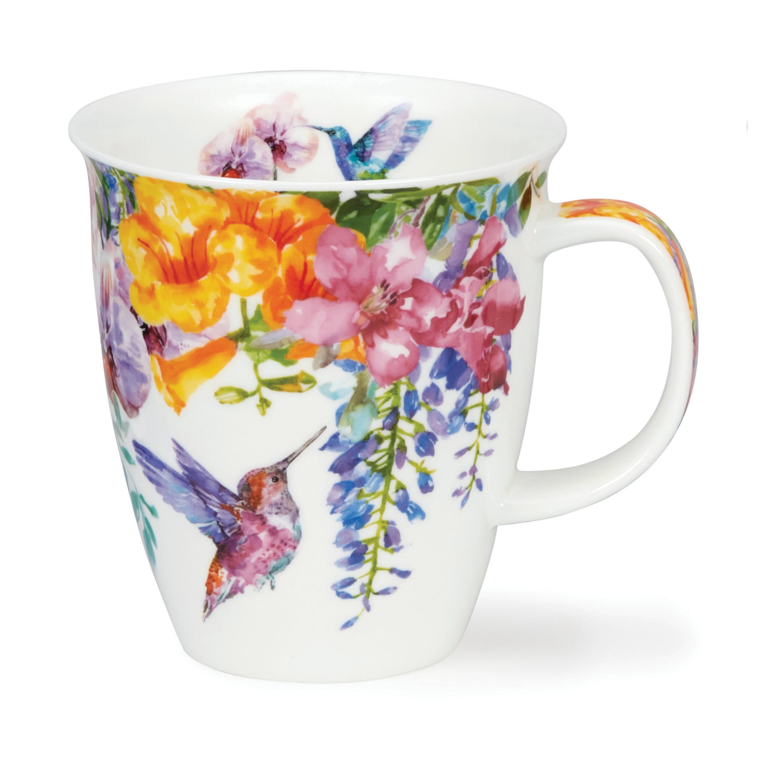 Dunoon Nevis Hummingbirds Yellow Mug 480ml